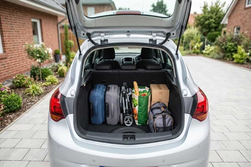 Opel Astra J Kasa Bagaj Hacmi