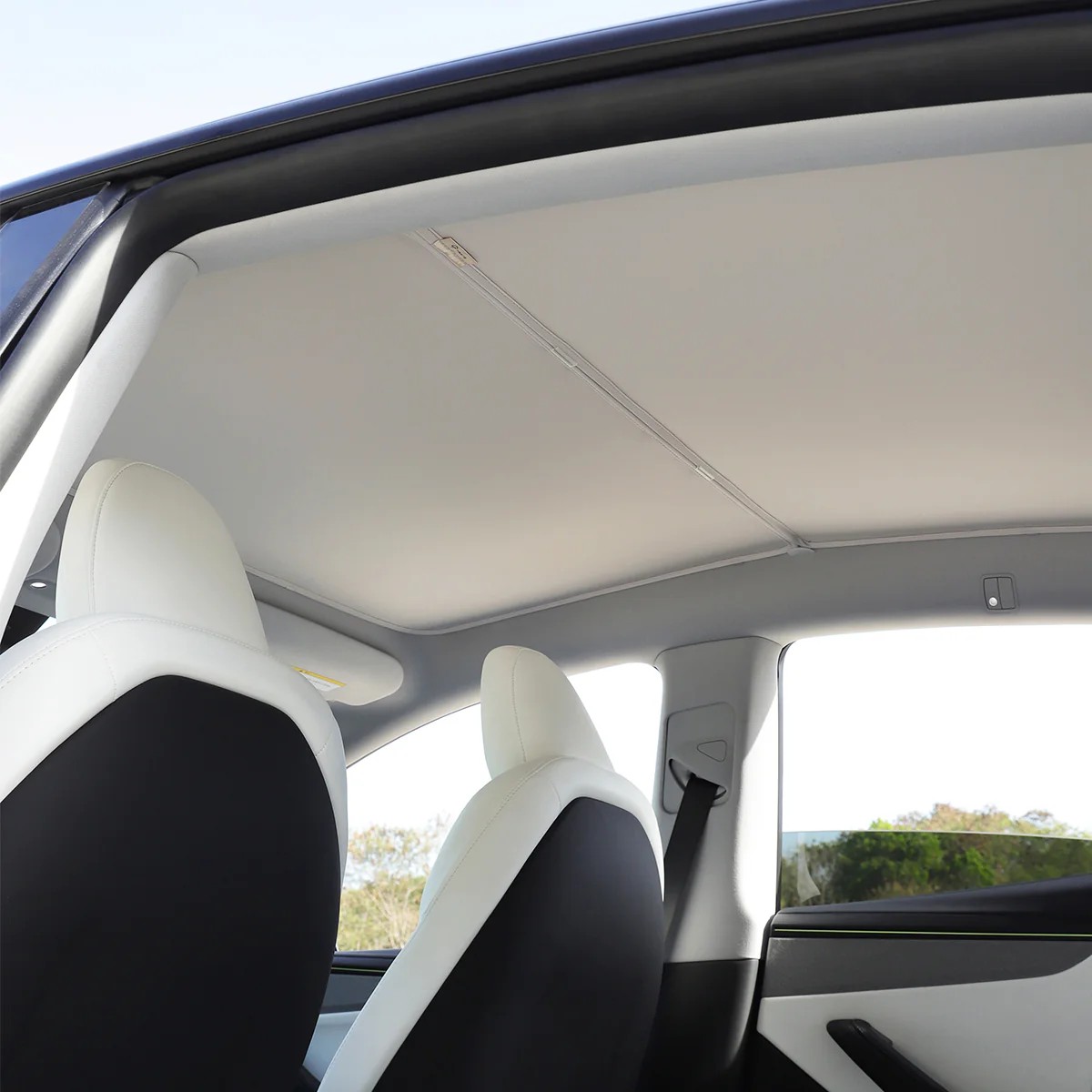 Tesla Model Y Juniper 2025+ Cam Tavan Perdesi Güneşlik
