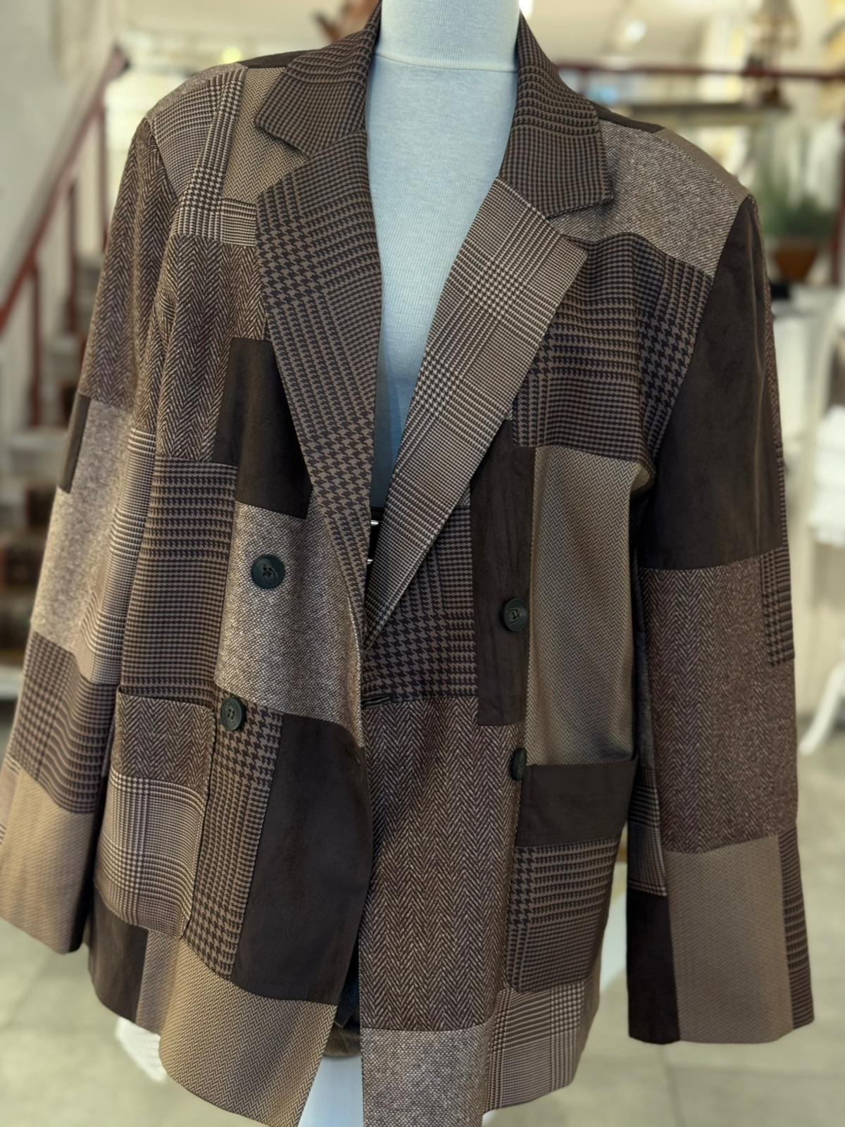 Yama Model Kahverengi Blazer Ceket