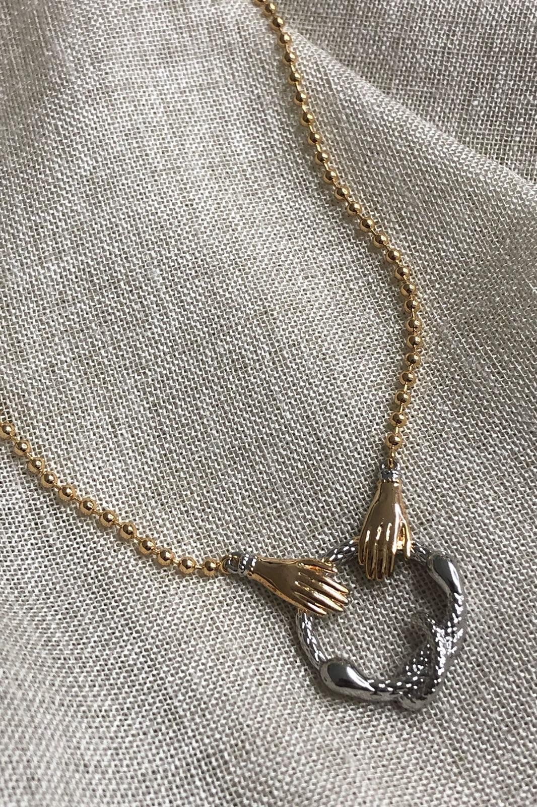 El Model Rose Gold Kaplama Kolye