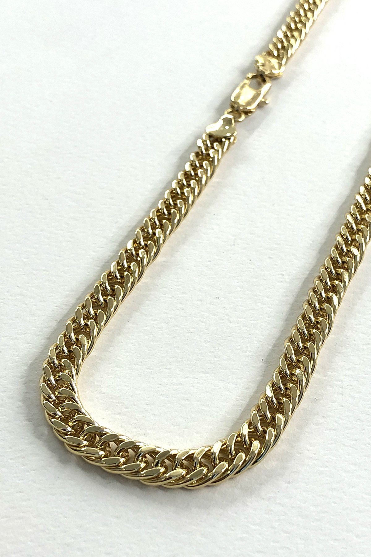Zincir Model Gold Detaylı Xp Kaplama Kalın Kolye