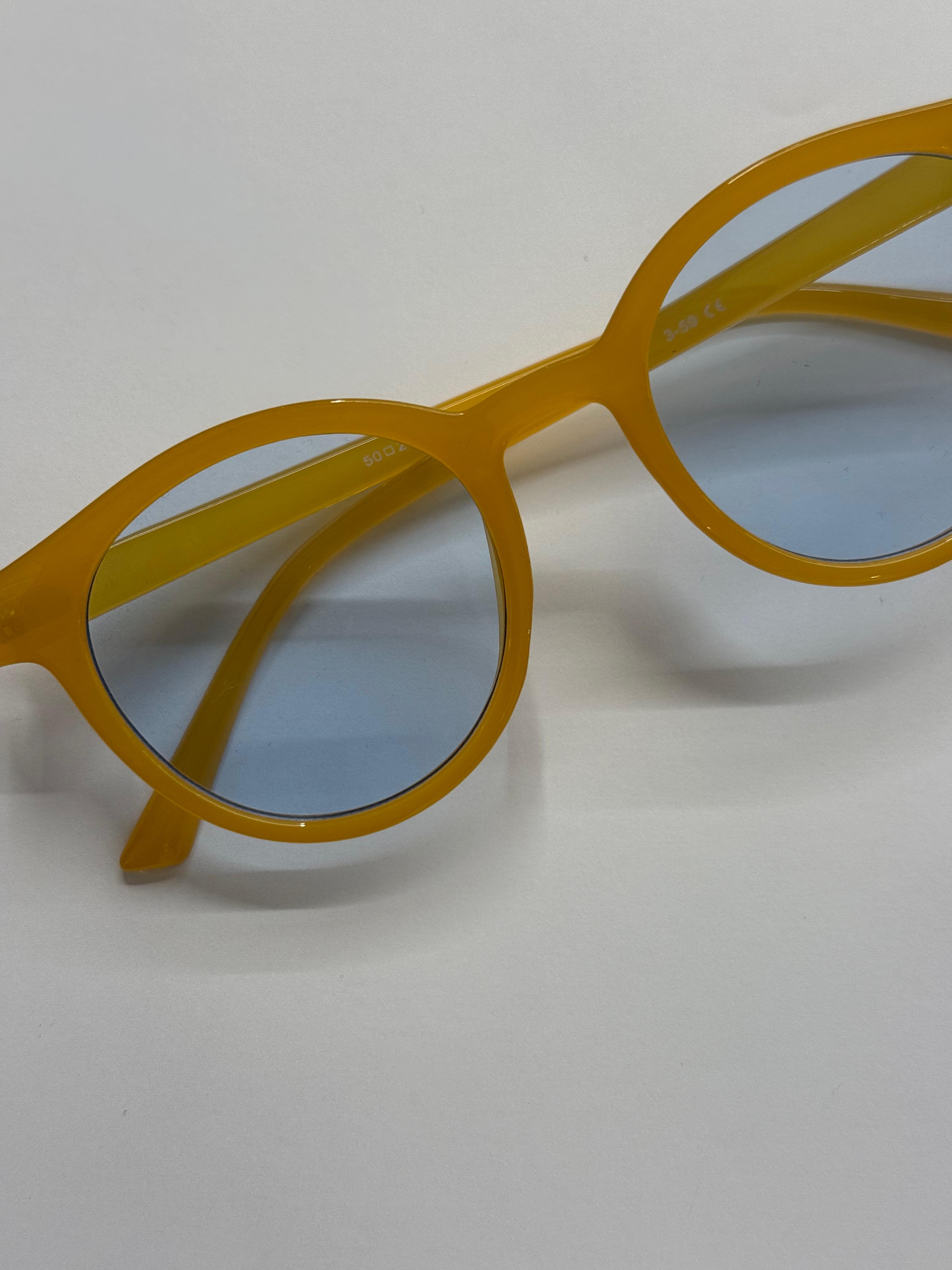 Sarı Çerçeveli Gözlük