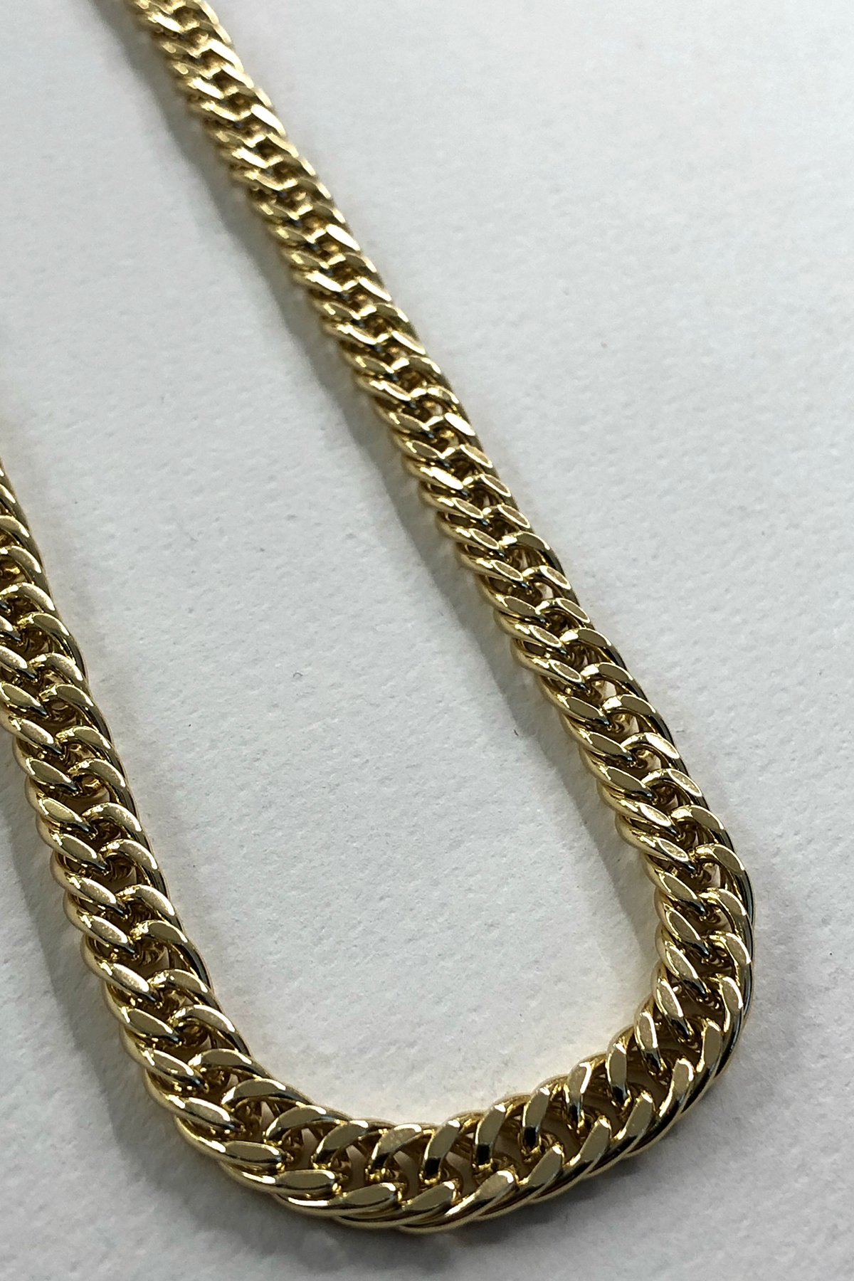 Zincir Model Gold Detaylı Xp Kaplama Kalın Kolye