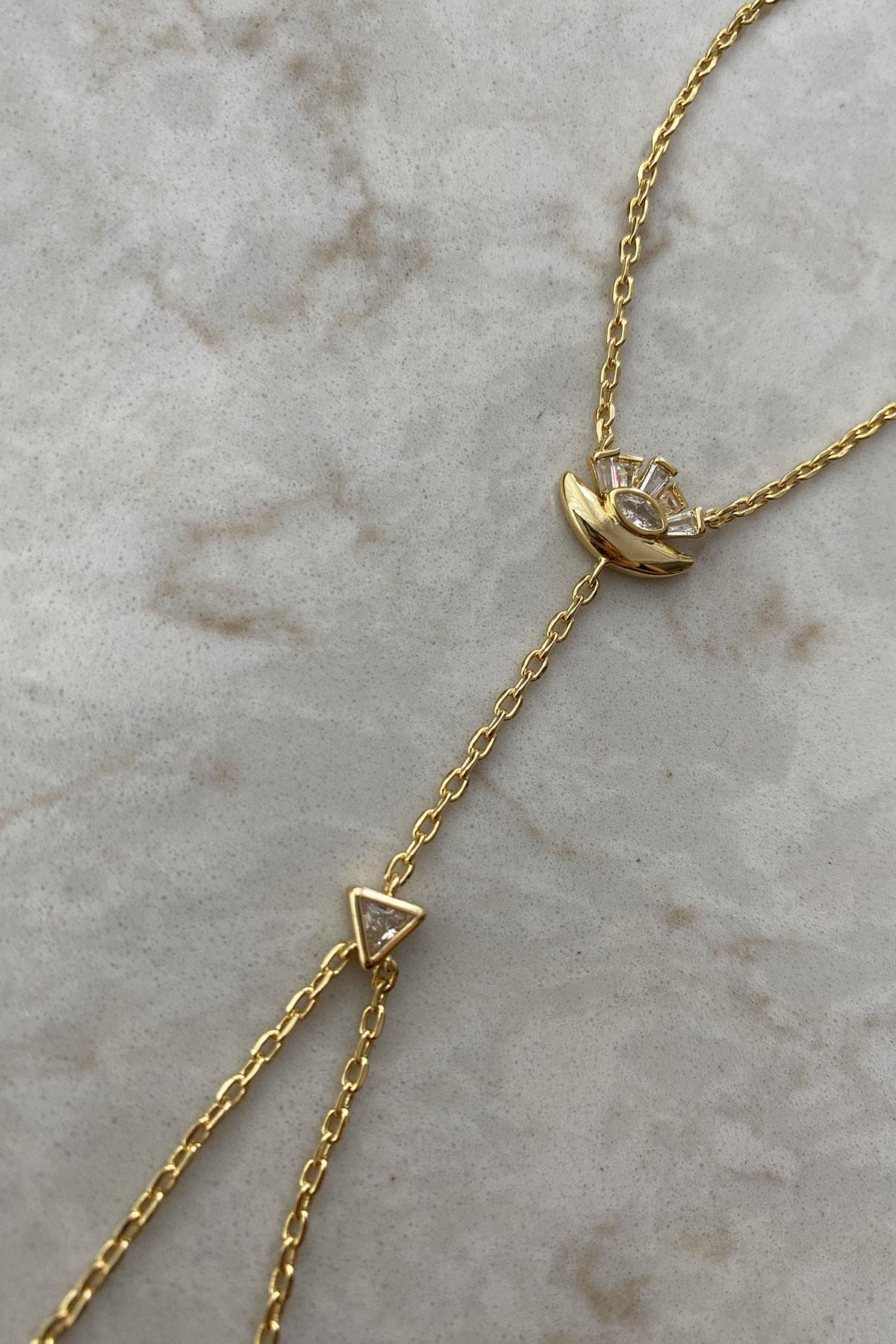 Taşlı Gold Detaylı Şahmeran
