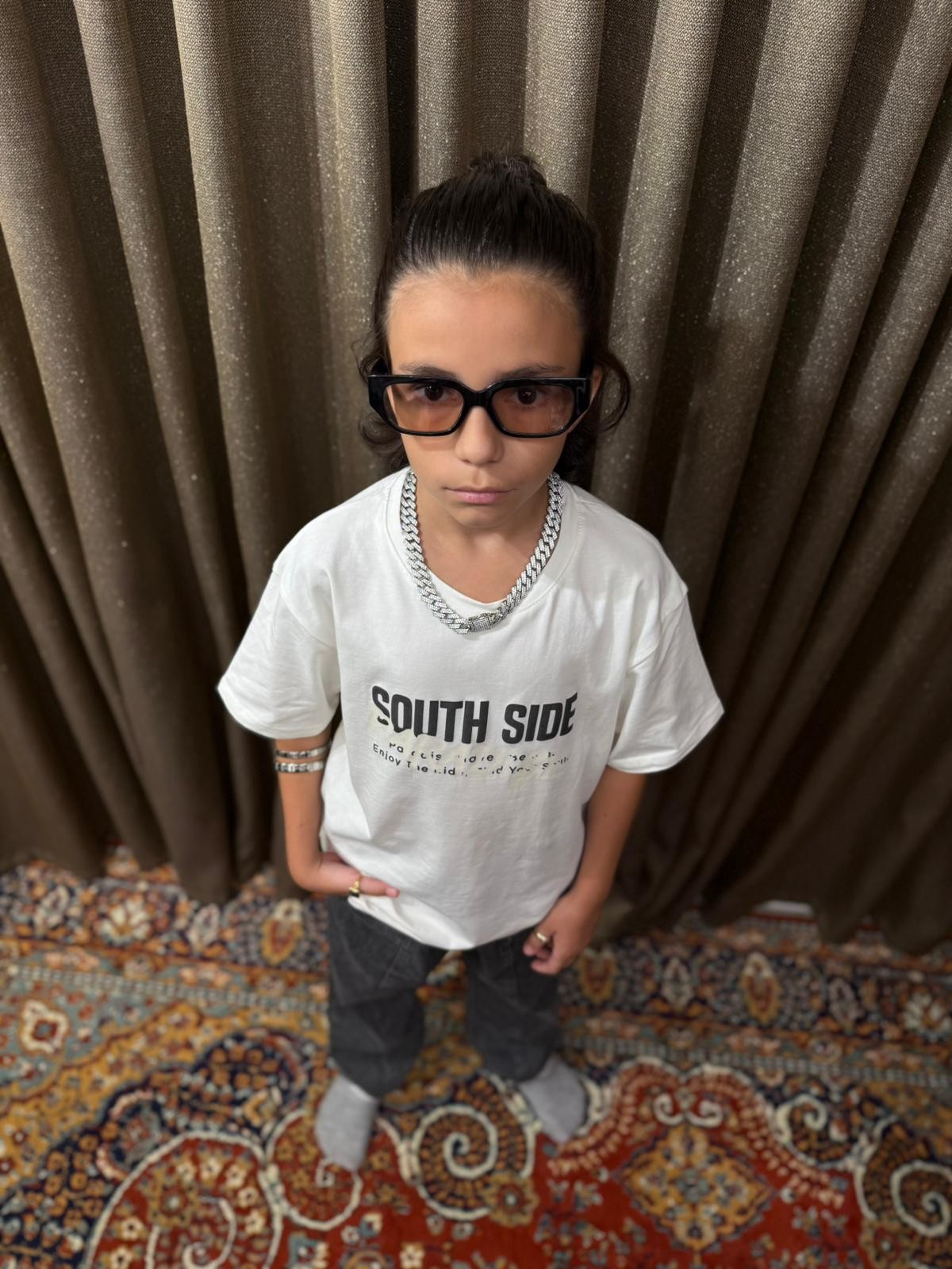 Beyaz Yazılı Tshirt