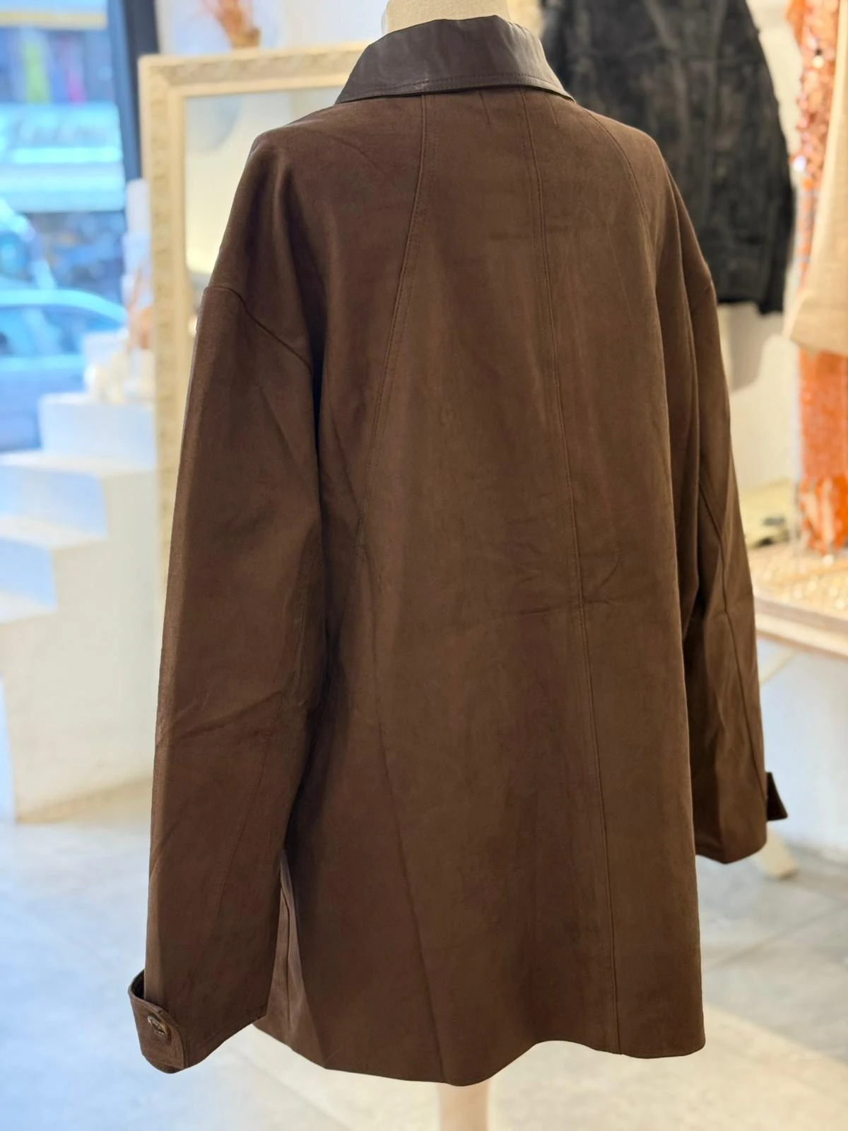 Kahve Rengi Vintage Mont