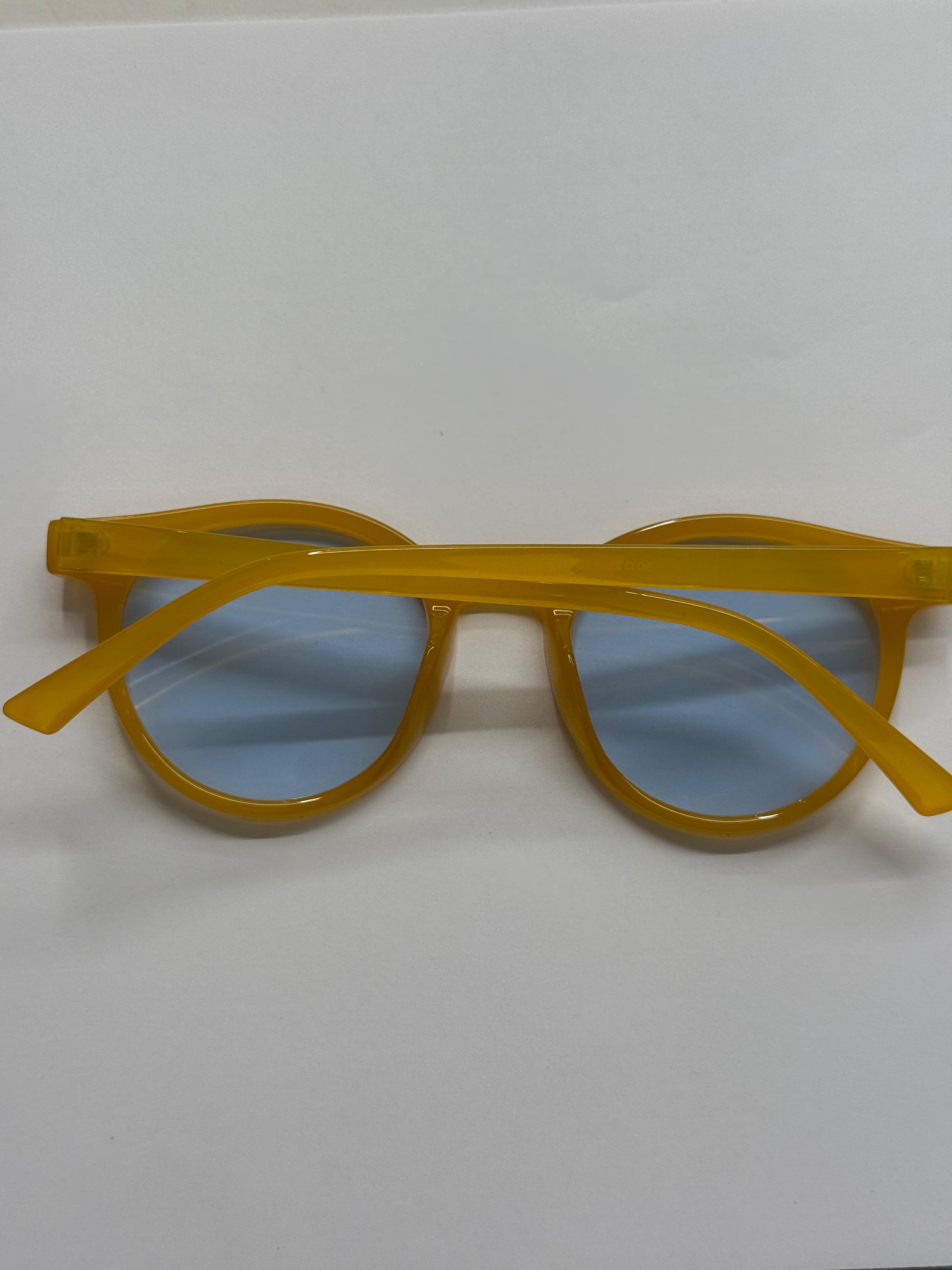 Sarı Çerçeveli Gözlük