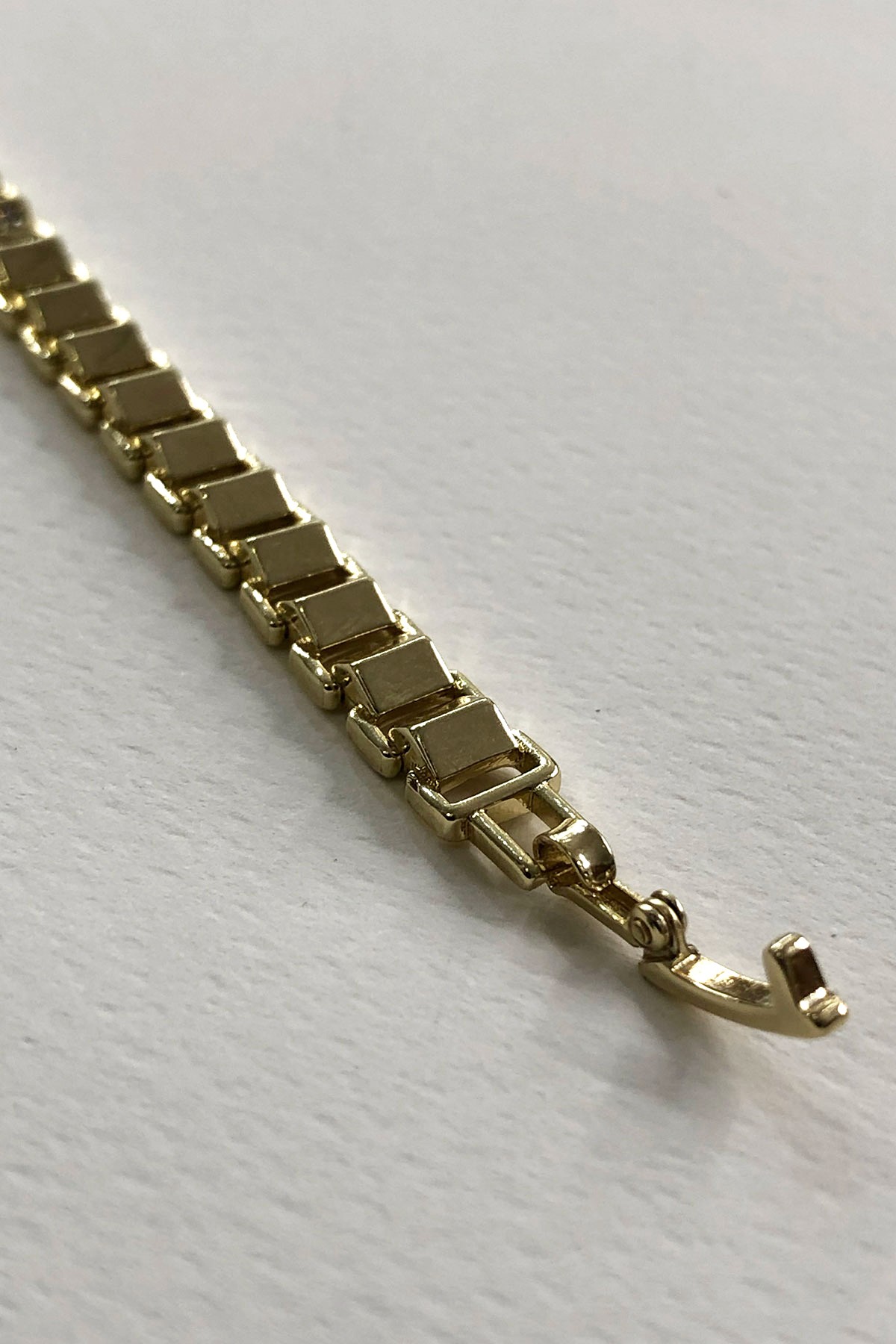 Kare Sıralı Model Gold Xp Kaplama Bileklik