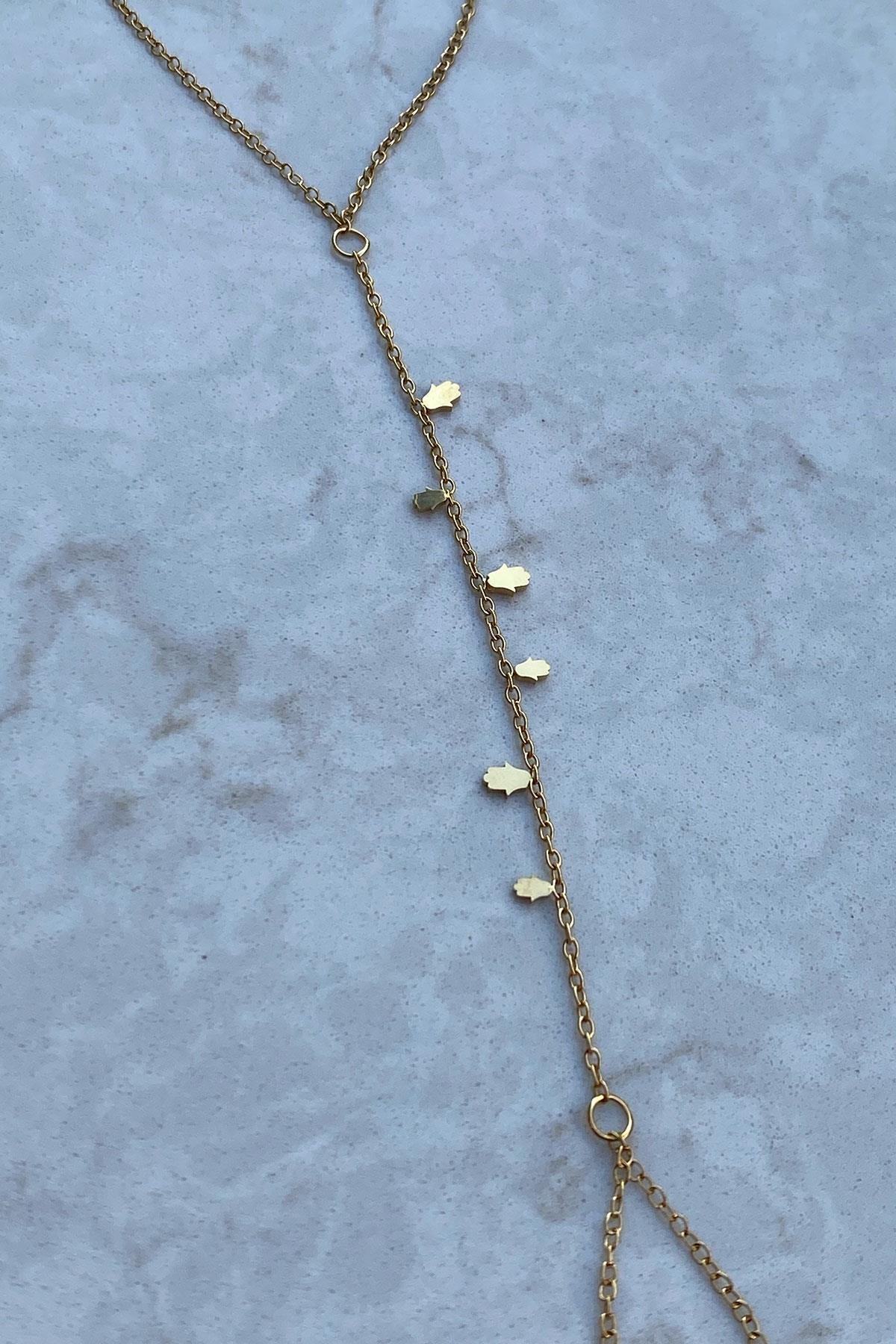 El Model Gold Detaylı Çelik Şahmeran