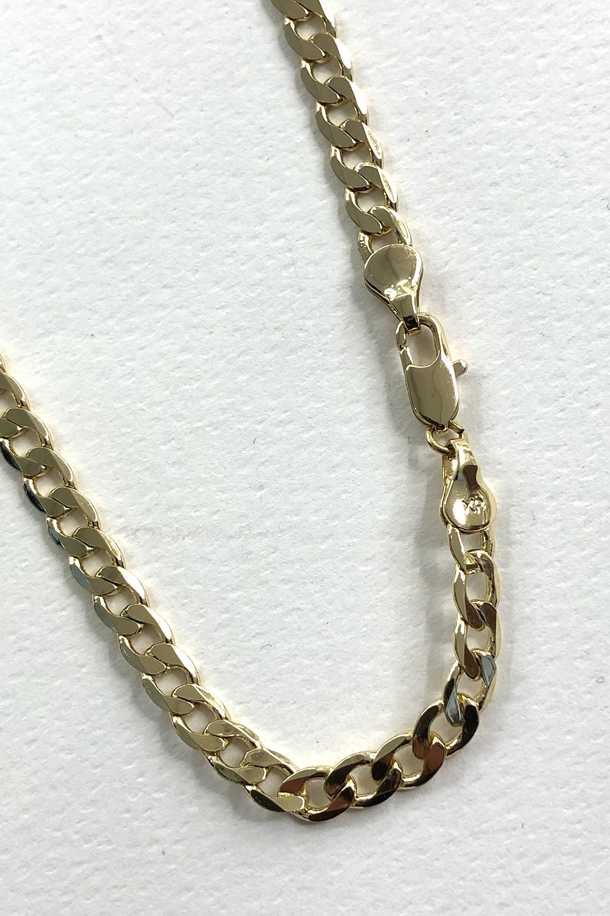 Zincir Model Gold Detaylı Kolye