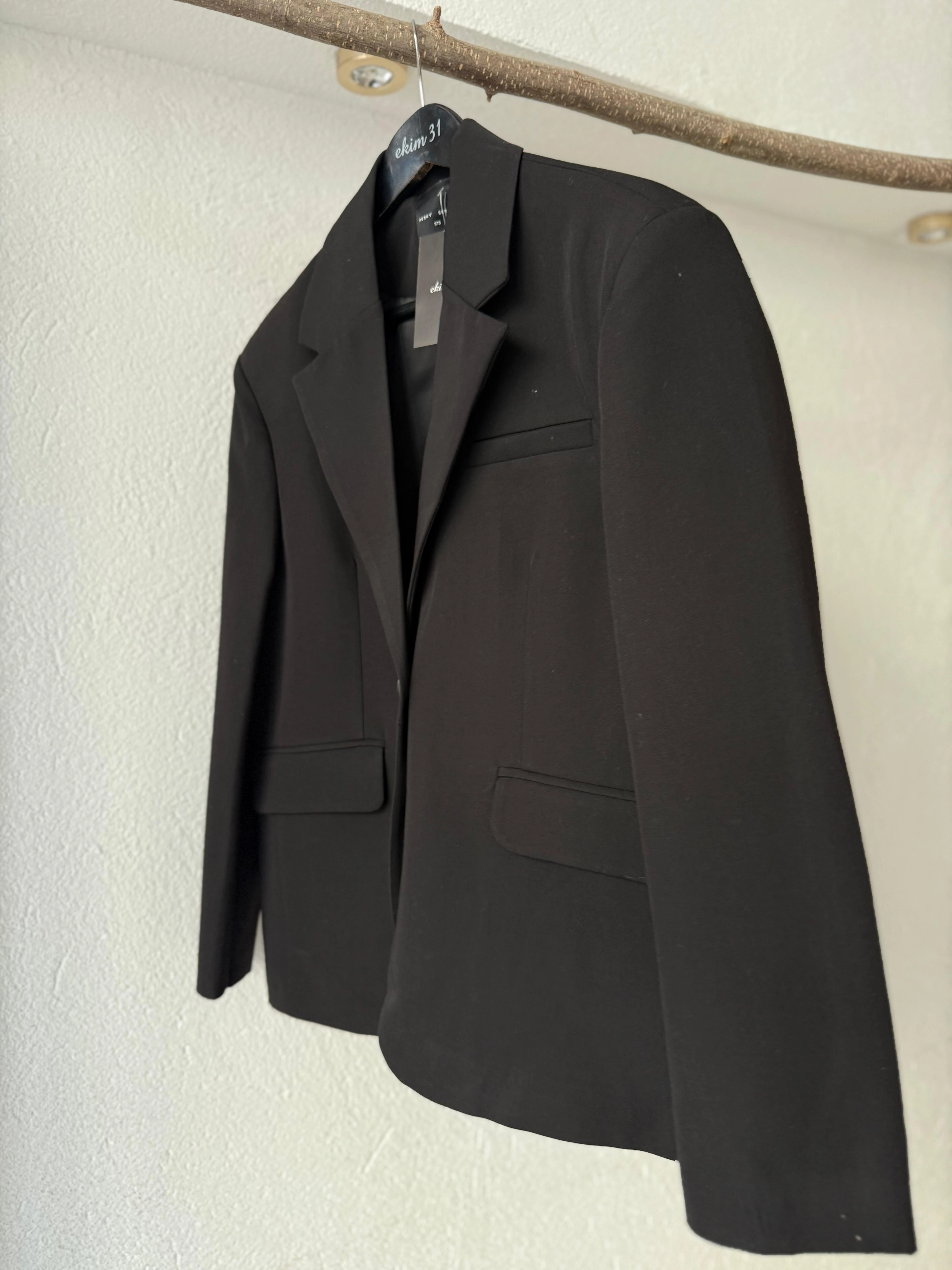 Oversize Siyah Ceket