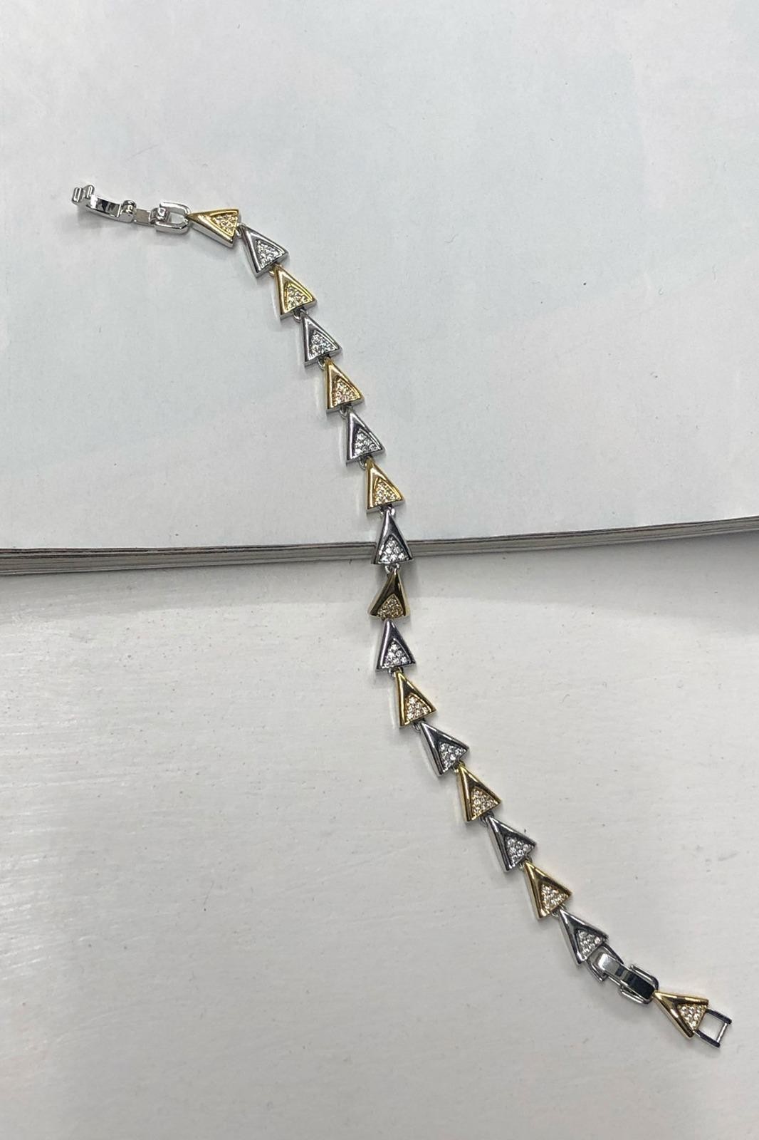 Gold Gümüş Model Kaplama Bileklik