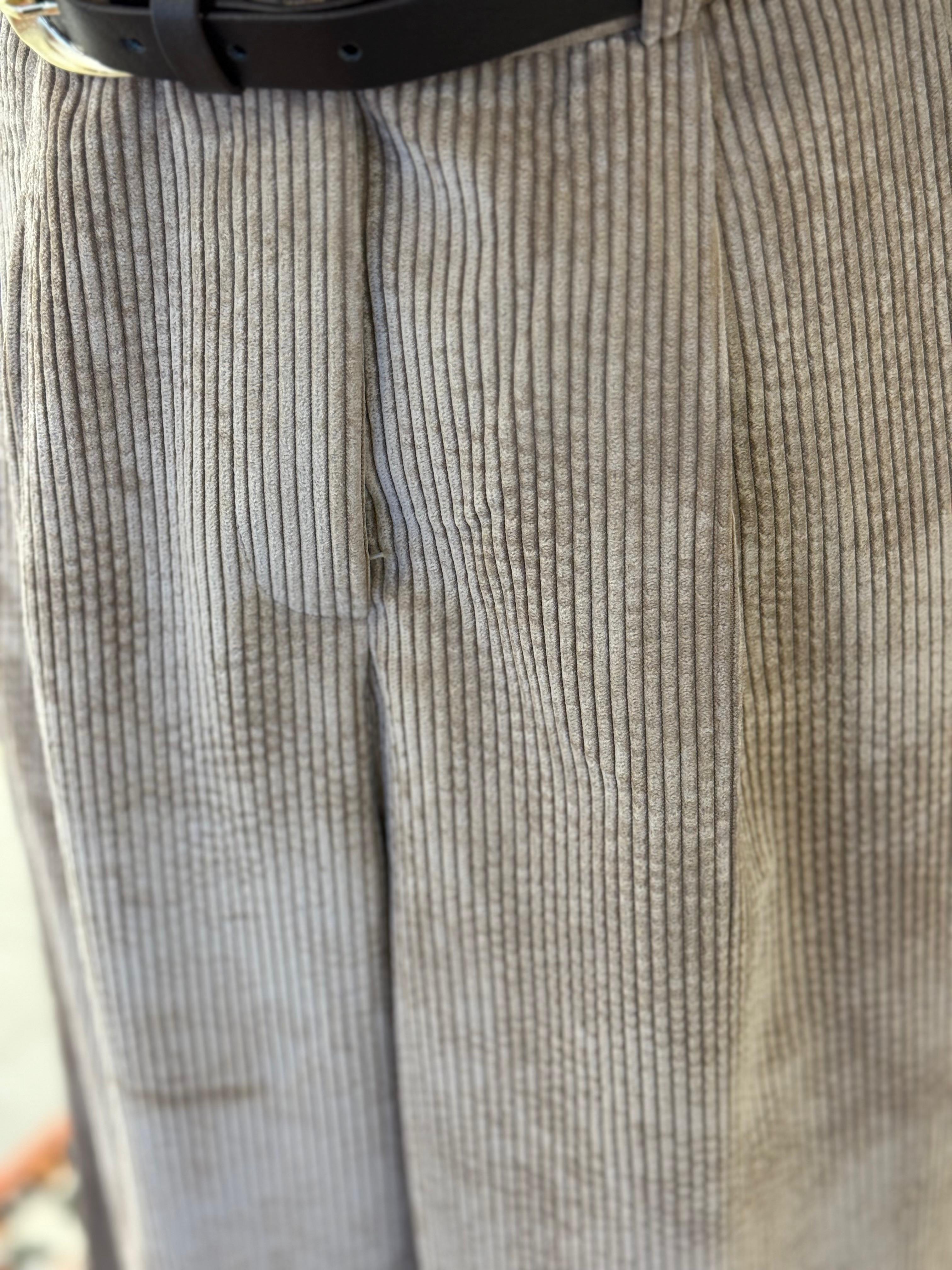Kadife Fitilli Pantolon