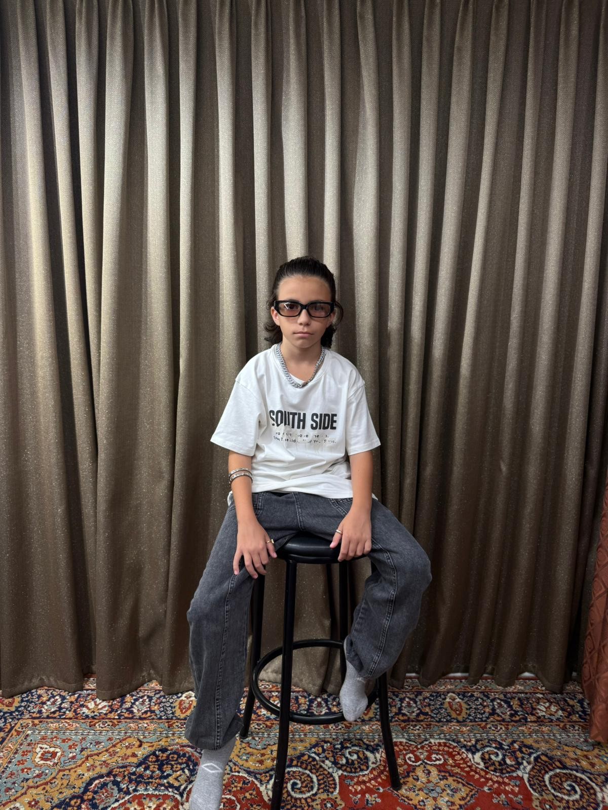 Beyaz Yazılı Tshirt