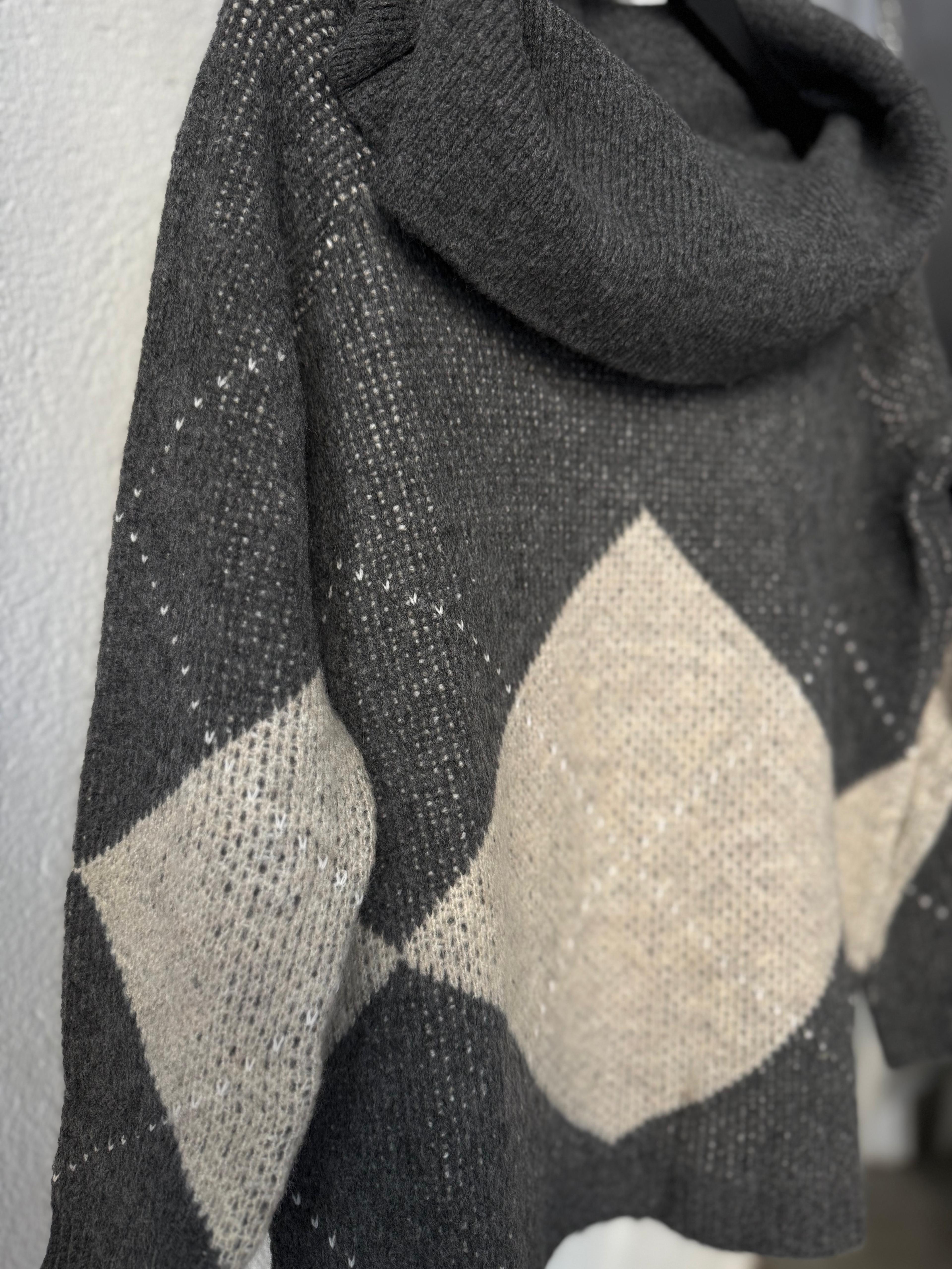 Omzu Açık Antrasit Kazak