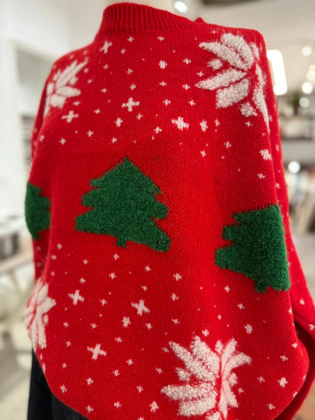 Kar Taneli Yeni Yıl Kazağı