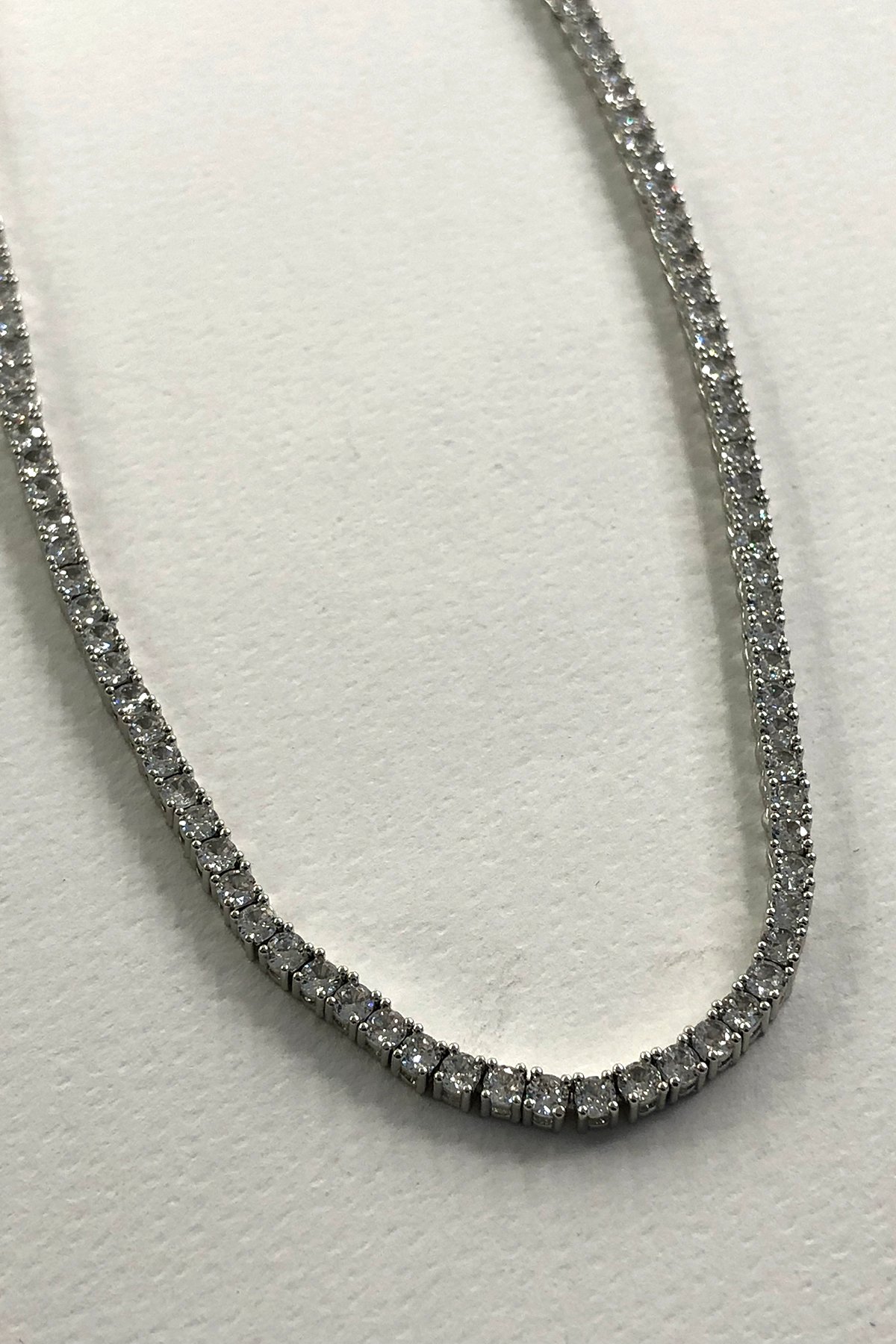 Su Yolu Döküm İşliği Silver Detaylı Kolye