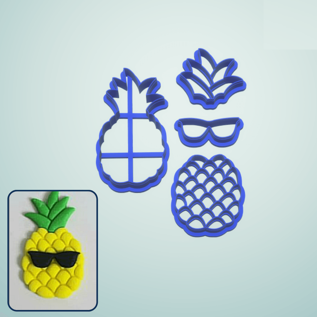 Ananas Kurabiye Kalıbı