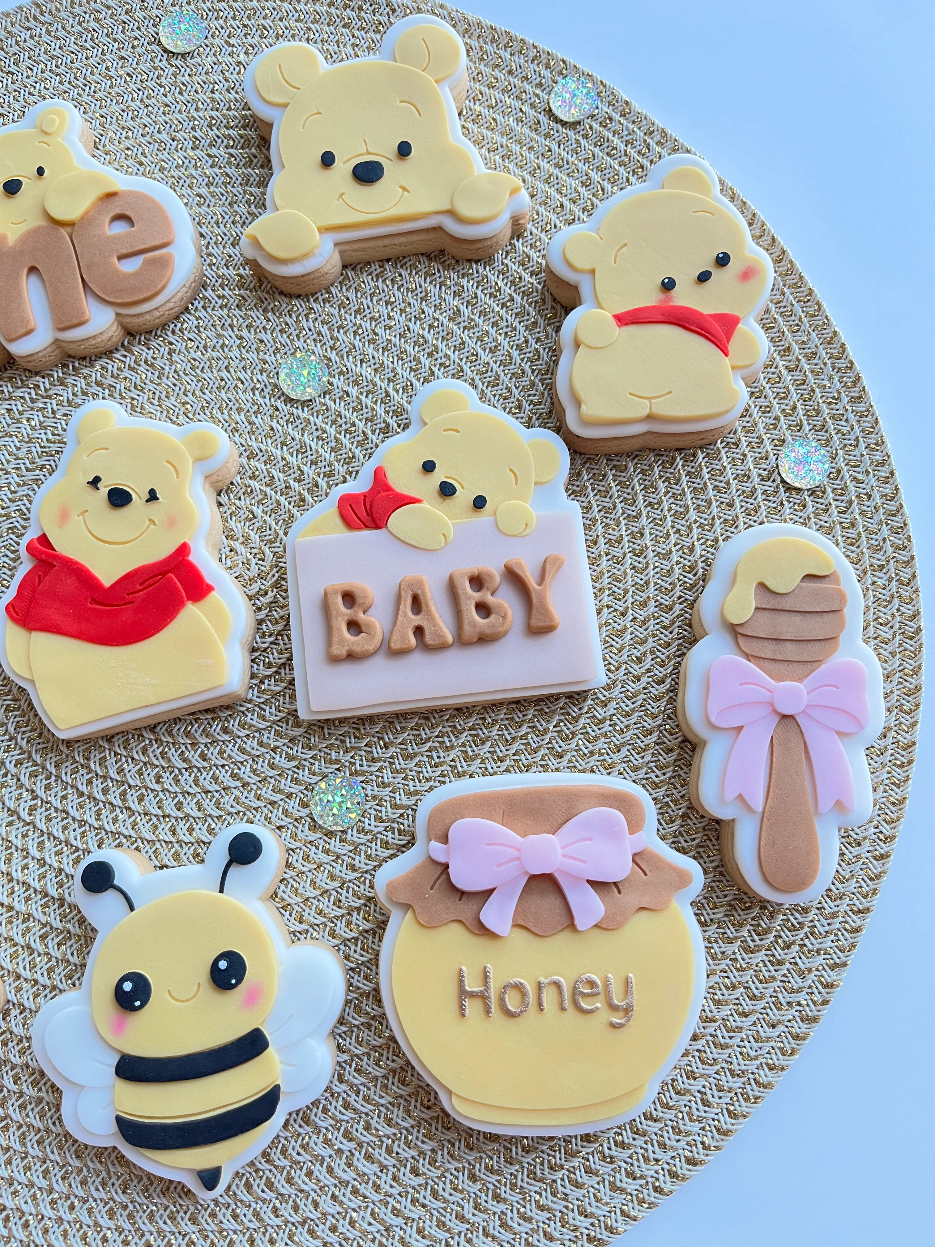 Honey Bear Cookie Cutter Set STL: 12 Piece Forest Animal Bundle