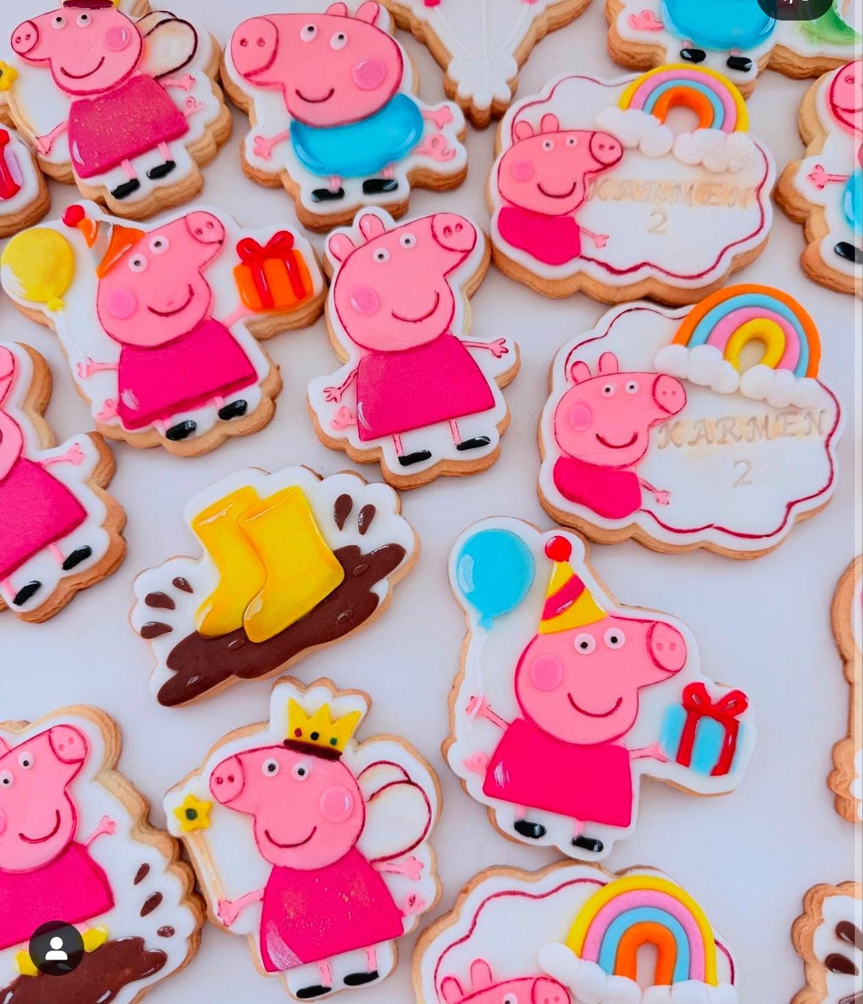 Peppa Pig Temalı Kurabiye Kalıpları