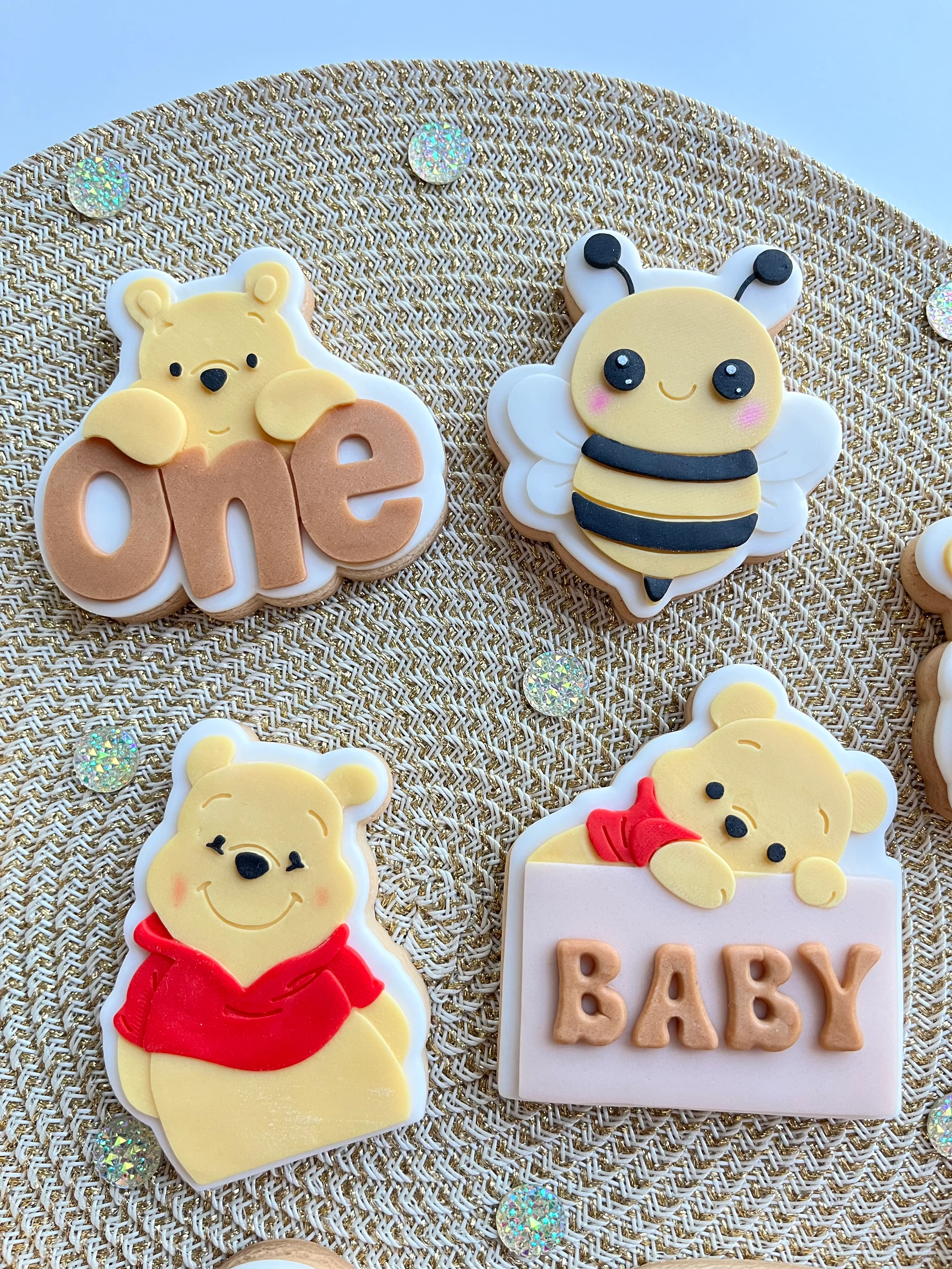 Honey Bear Cookie Cutter Set STL: 12 Piece Forest Animal Bundle