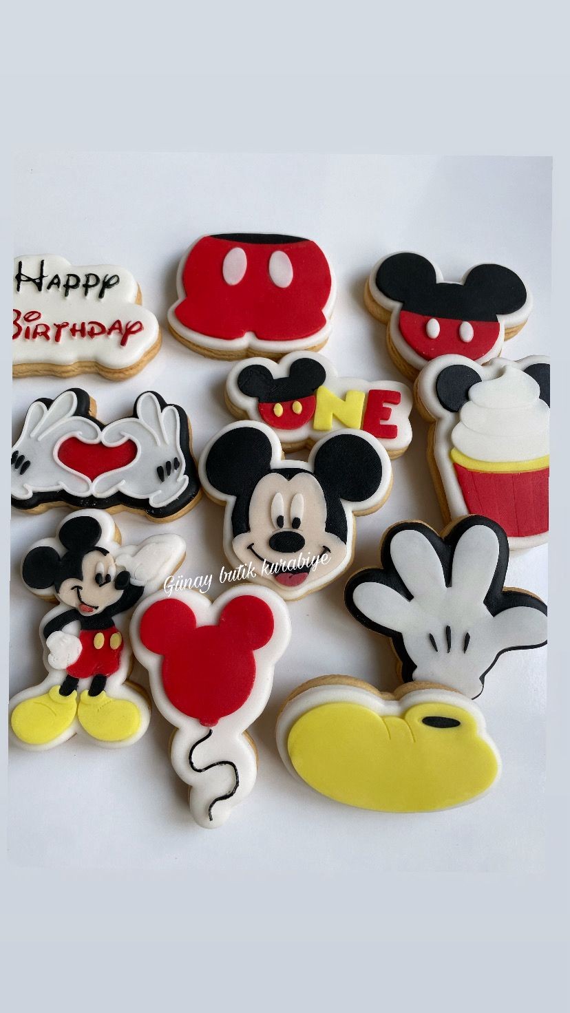 Mickey Mouse Konsept Kurabiye Kalıbı