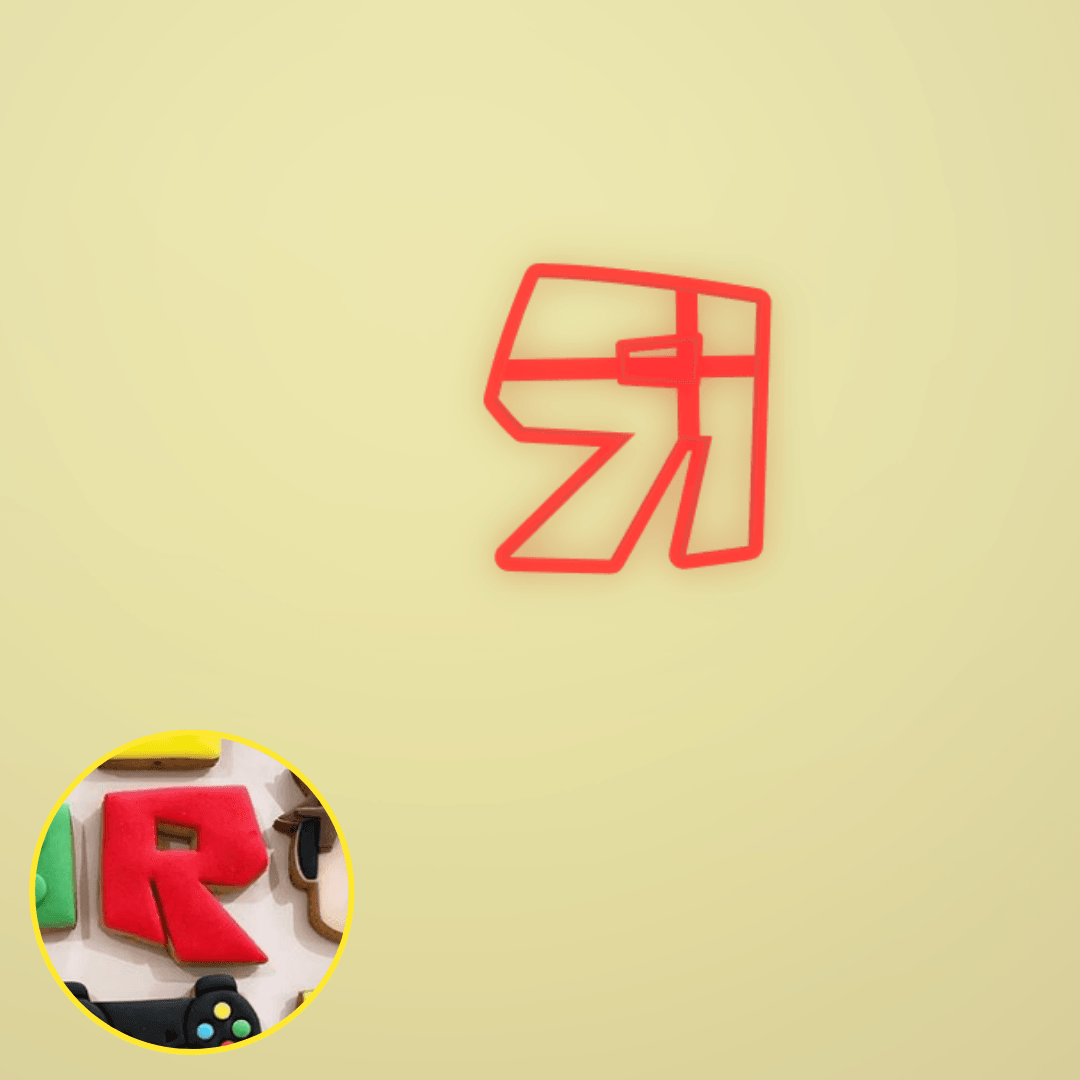 Roblox Logo Kurabiye Kalıbı