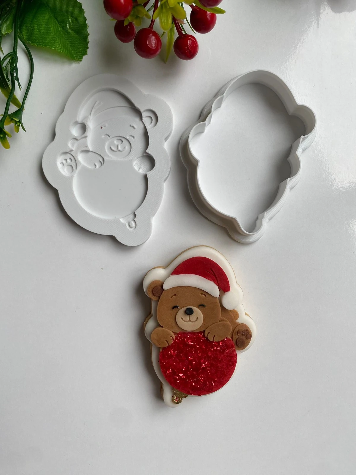 Yılbaşı Temalı Kurabiye Kalıpları Konsepti – Noel Baba, Geyik, Kardan Adam, Hediye ve Çam Ağacı Figürleri