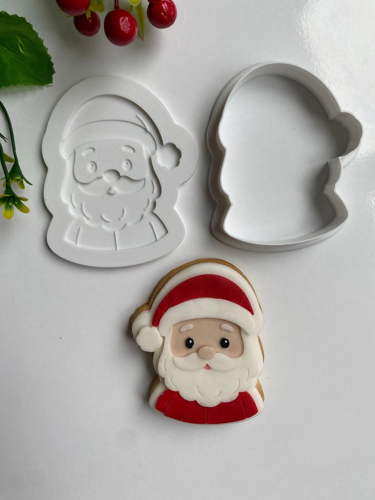 Noel Baba ve Noel Anne Temalı Kurabiye Kalıpları Konsepti