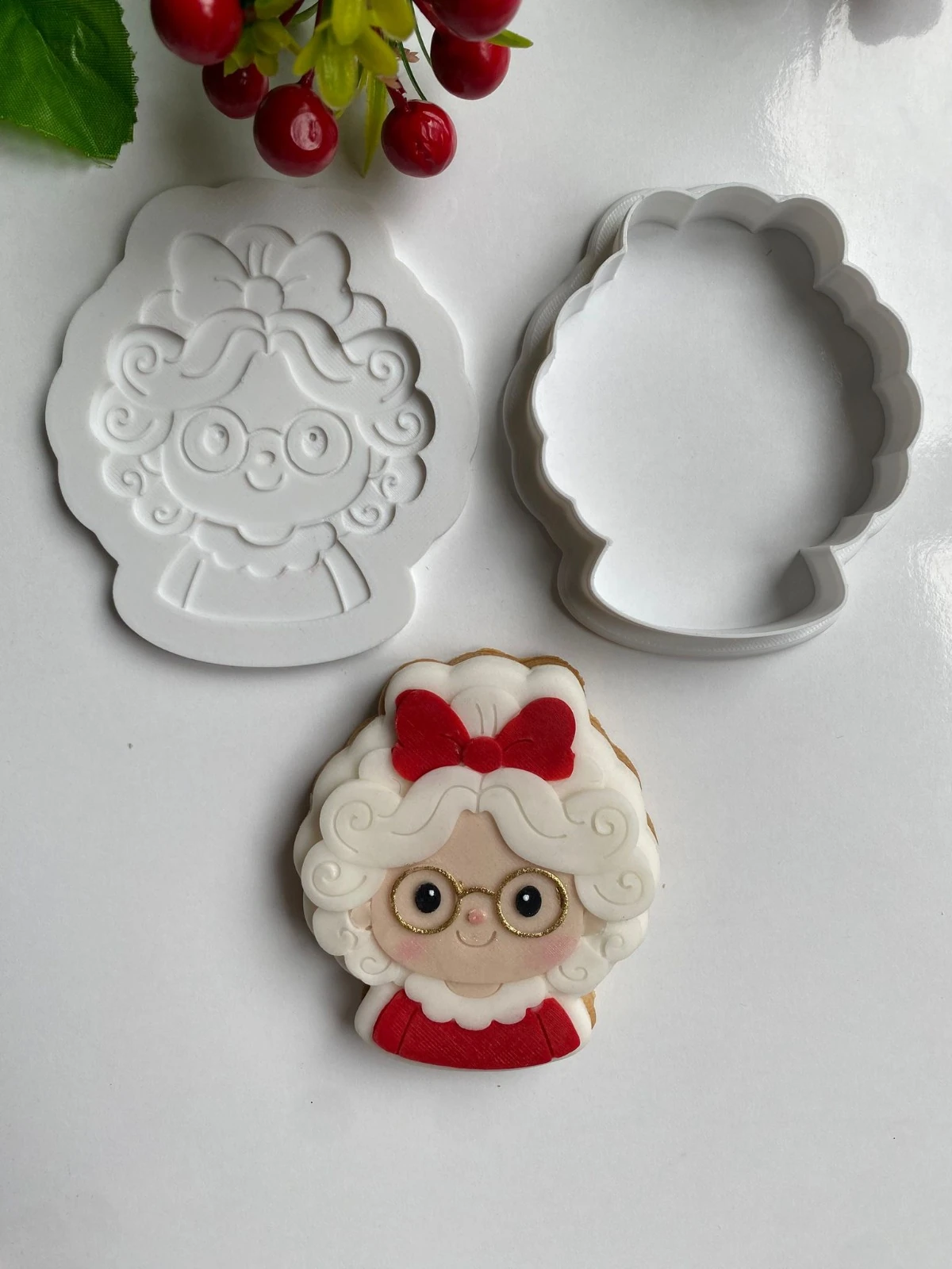 Noel Baba ve Noel Anne Temalı Kurabiye Kalıpları Konsepti