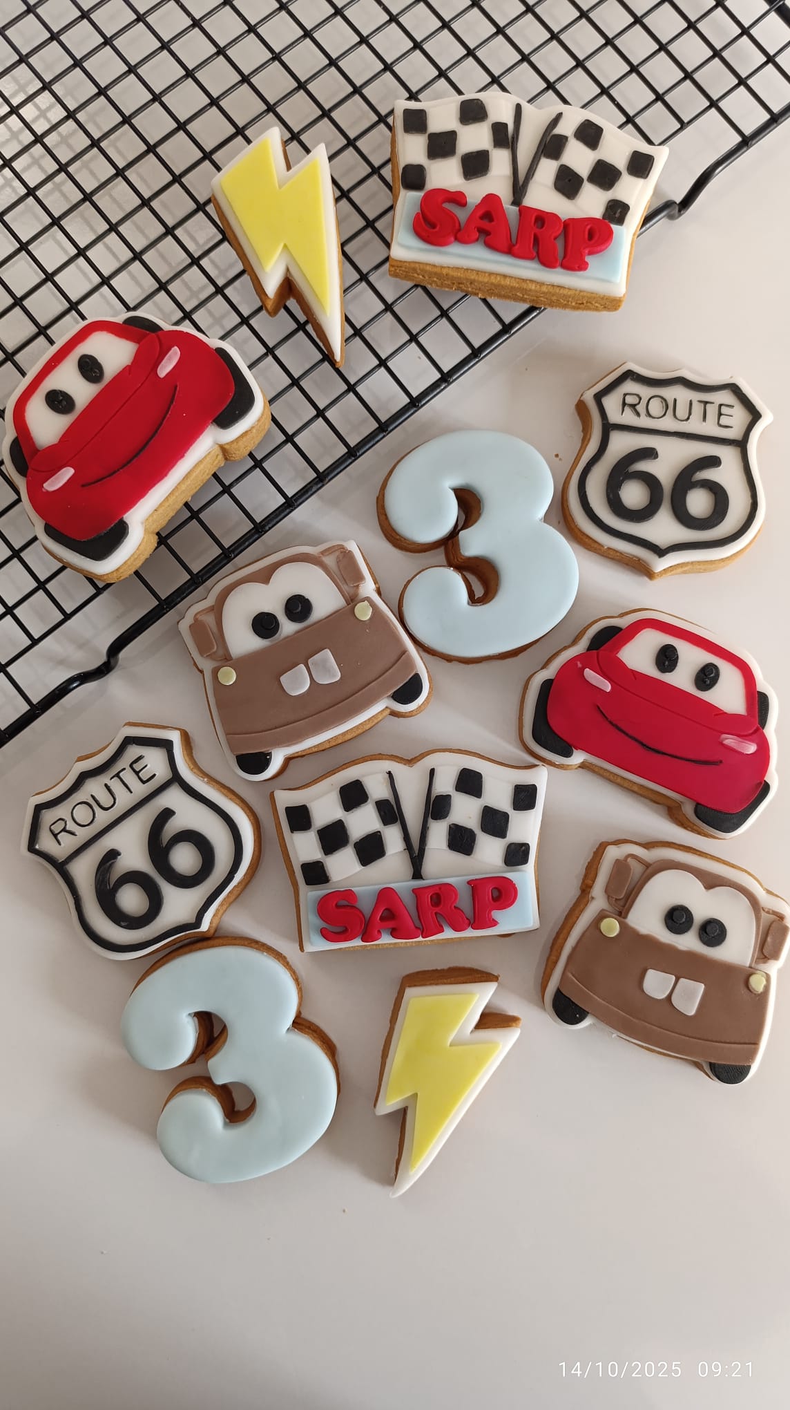 Cars Temalı Kurabiye Kalıpları