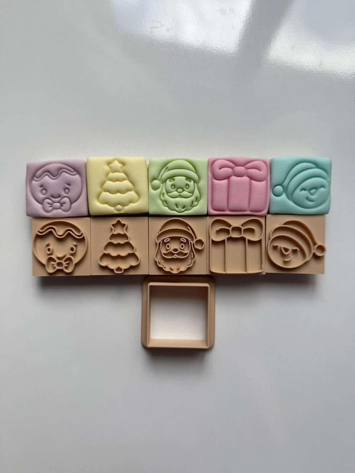 5'li Mini Yılbaşı Stamp Set (Tutma Aparatlı yada Tutma Aparatsız Seçenekleriyle)