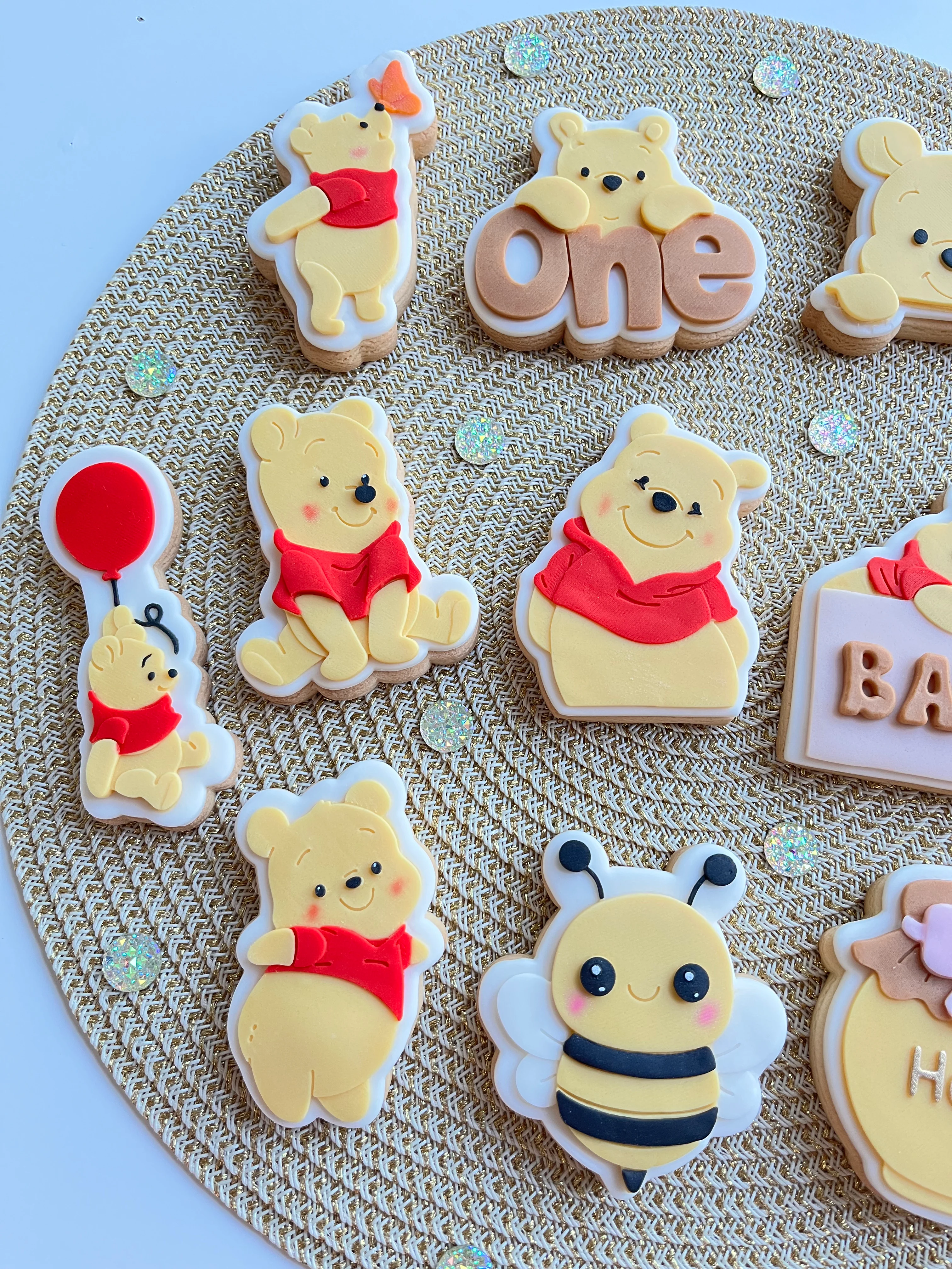 Honey Bear Cookie Cutter Set STL: 12 Piece Forest Animal Bundle