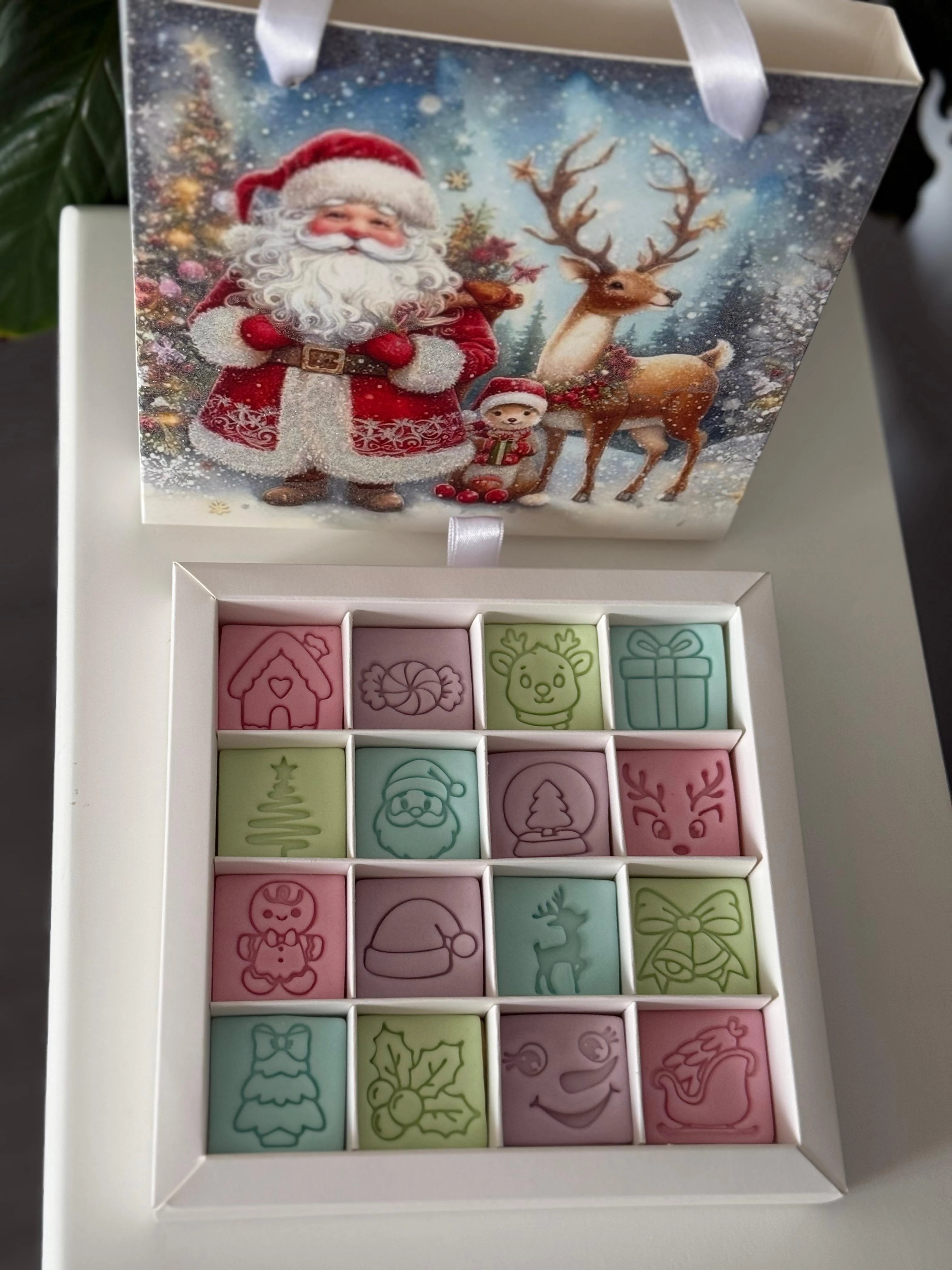 16'lı Mini Yılbaşı Stamp Set (Tutma Aparatlı yada Tutma Aparatsız Seçenekleriyle)