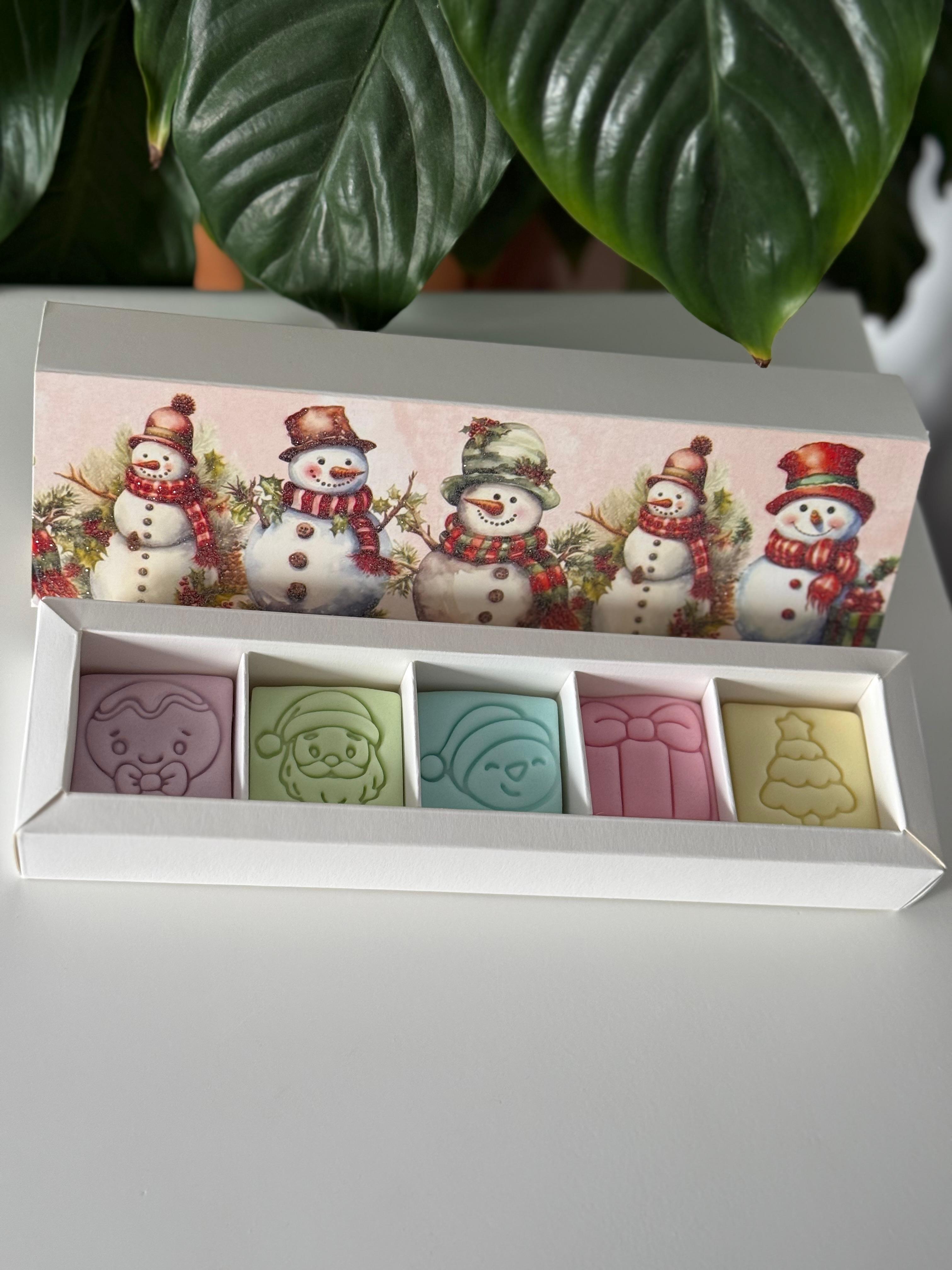 5'li Mini Yılbaşı Stamp Set (Tutma Aparatlı yada Tutma Aparatsız Seçenekleriyle)