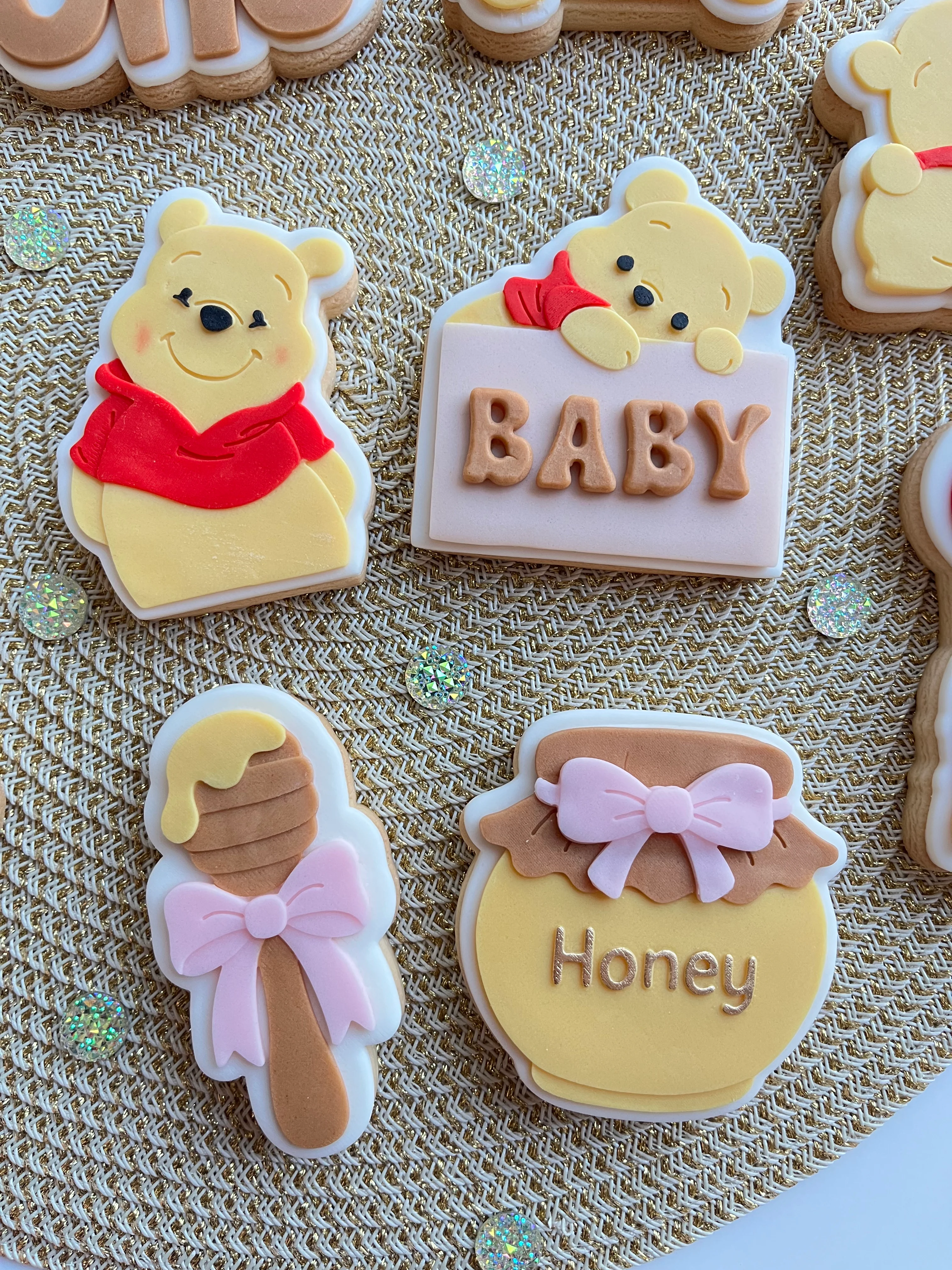 Honey Bear Cookie Cutter Set STL: 12 Piece Forest Animal Bundle