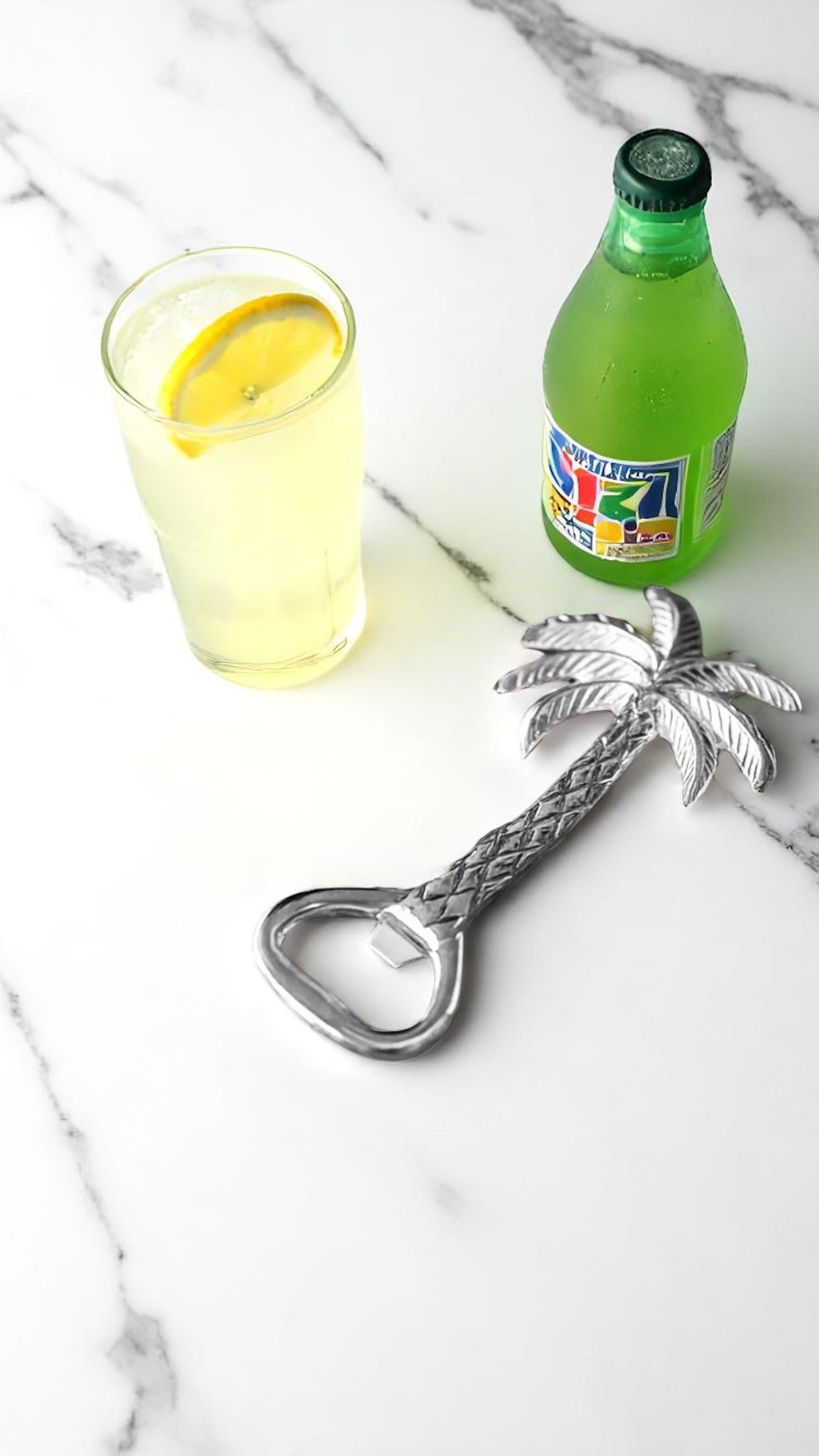 Palmiyeli Şişe Açacağı SILVER
