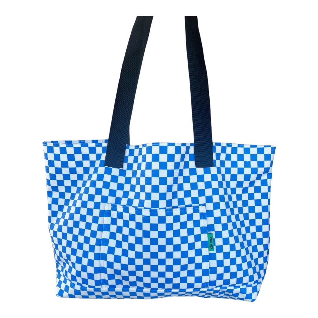 dump Checkers series Tote bag BW