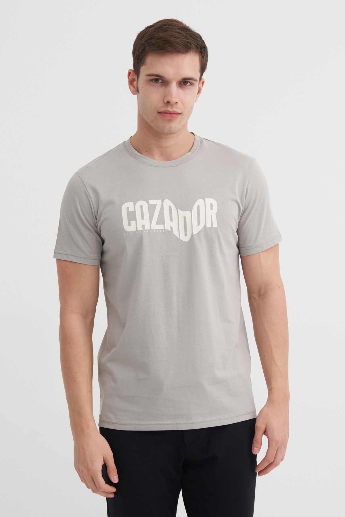 CAZ 4230 BIS YK T-SHIRT - GRI
