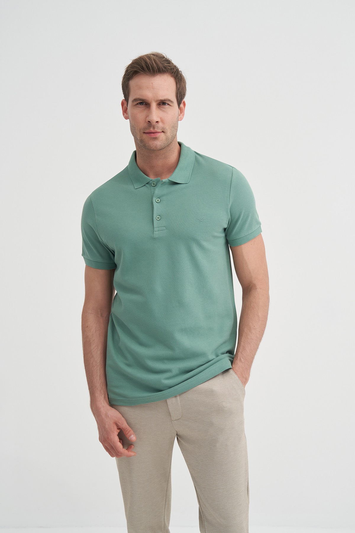 CAZ 4613 POLO PİKE T-SHIRT - S.BLUE