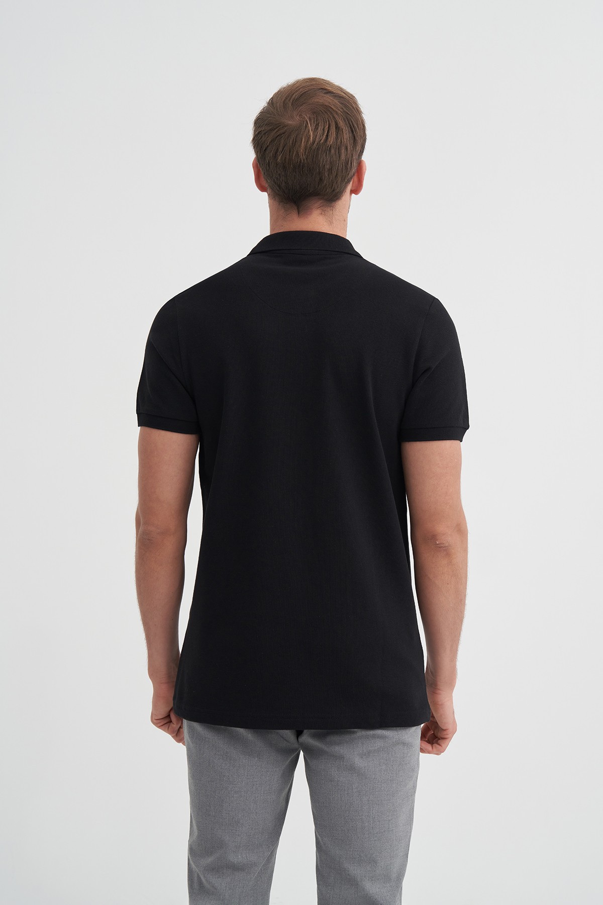 CAZ 4613 POLO PİKE T-SHIRT - SİYAH