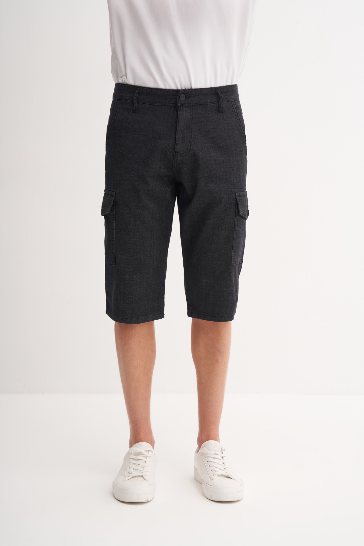 CAZ 6716 KARGO DENIM BERMUDA