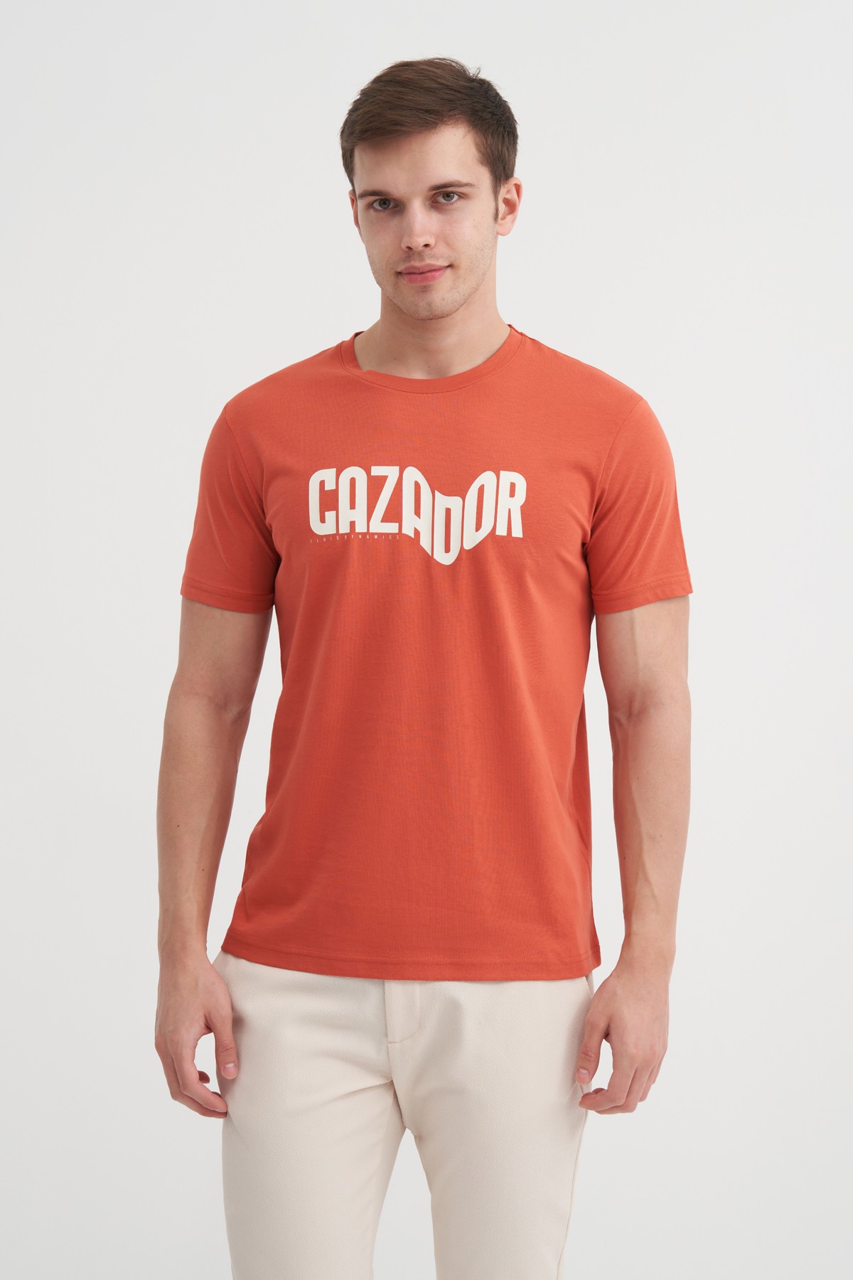 CAZ 4230 BIS YK T-SHIRT - KIREMIT