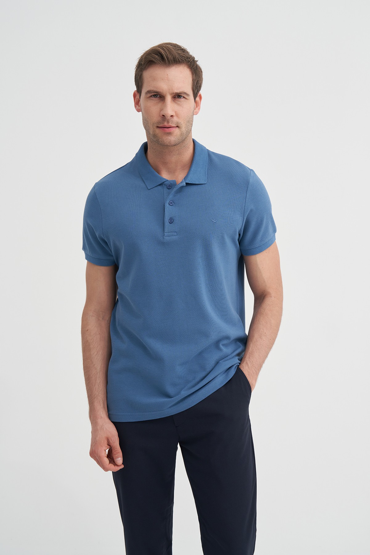 CAZ 4613 POLO PİKE T-SHIRT - K.MAVI