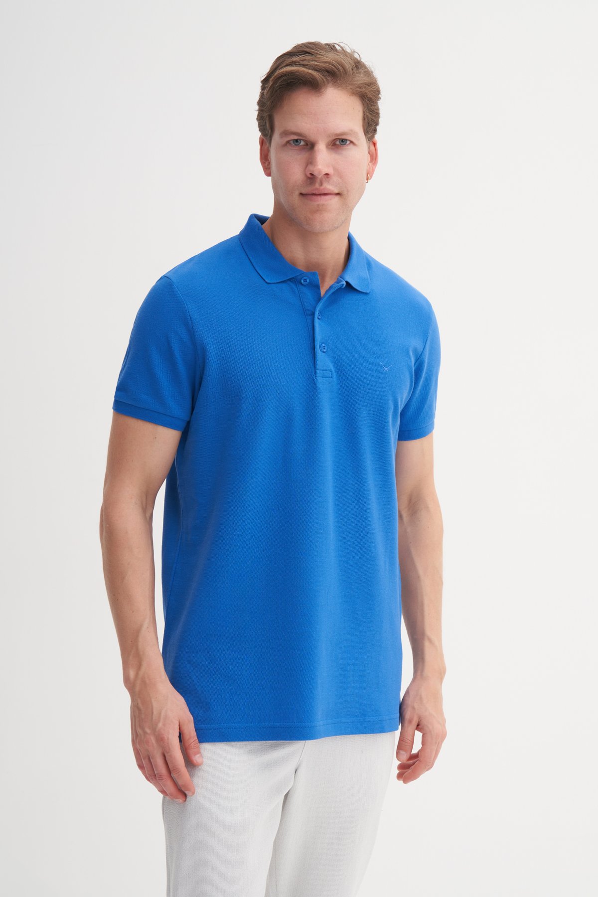 CAZ 4613 POLO PİKE T-SHIRT - CIVIT MAVISI