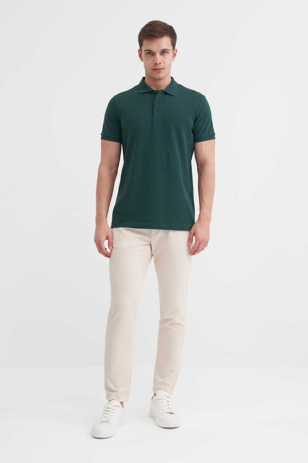 CAZ 4613 POLO PİKE T-SHIRT - HUNTER