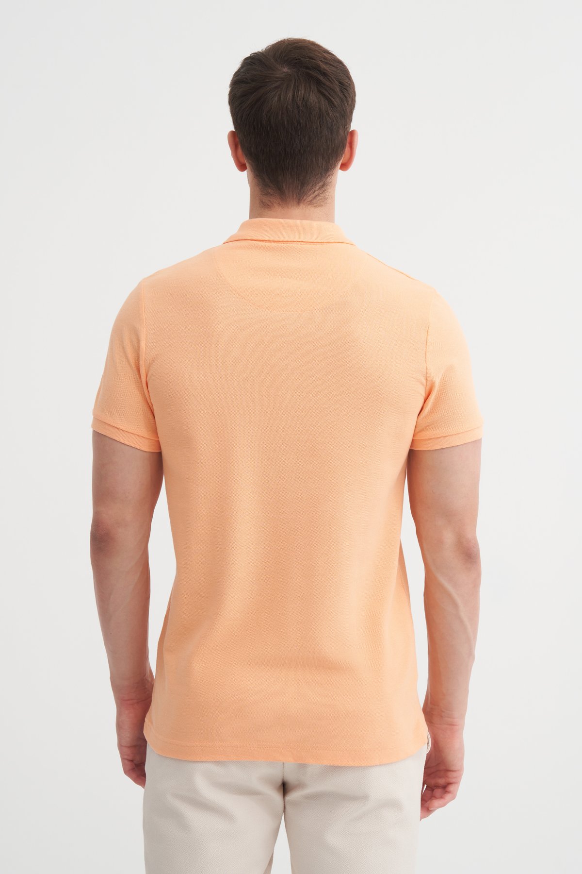 CAZ 4613 POLO PİKE T-SHIRT - KAVUN İÇİ