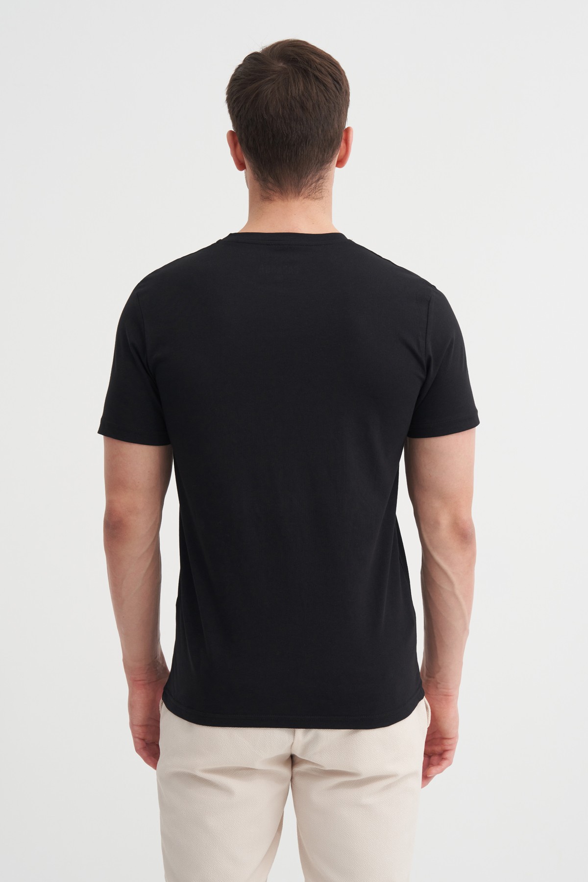 CAZ 4230 BIS YK T-SHIRT - SİYAH