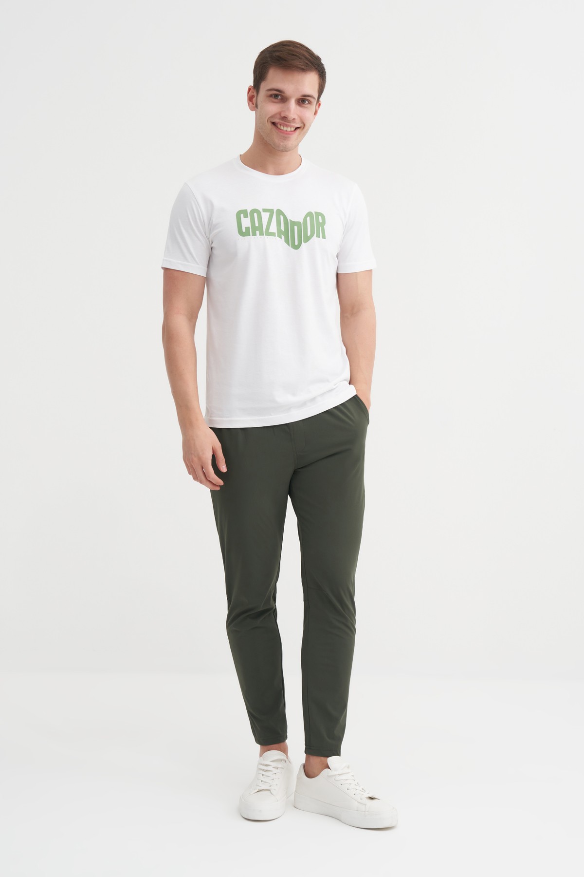 CAZ 4230 BIS YK T-SHIRT - BEYAZ