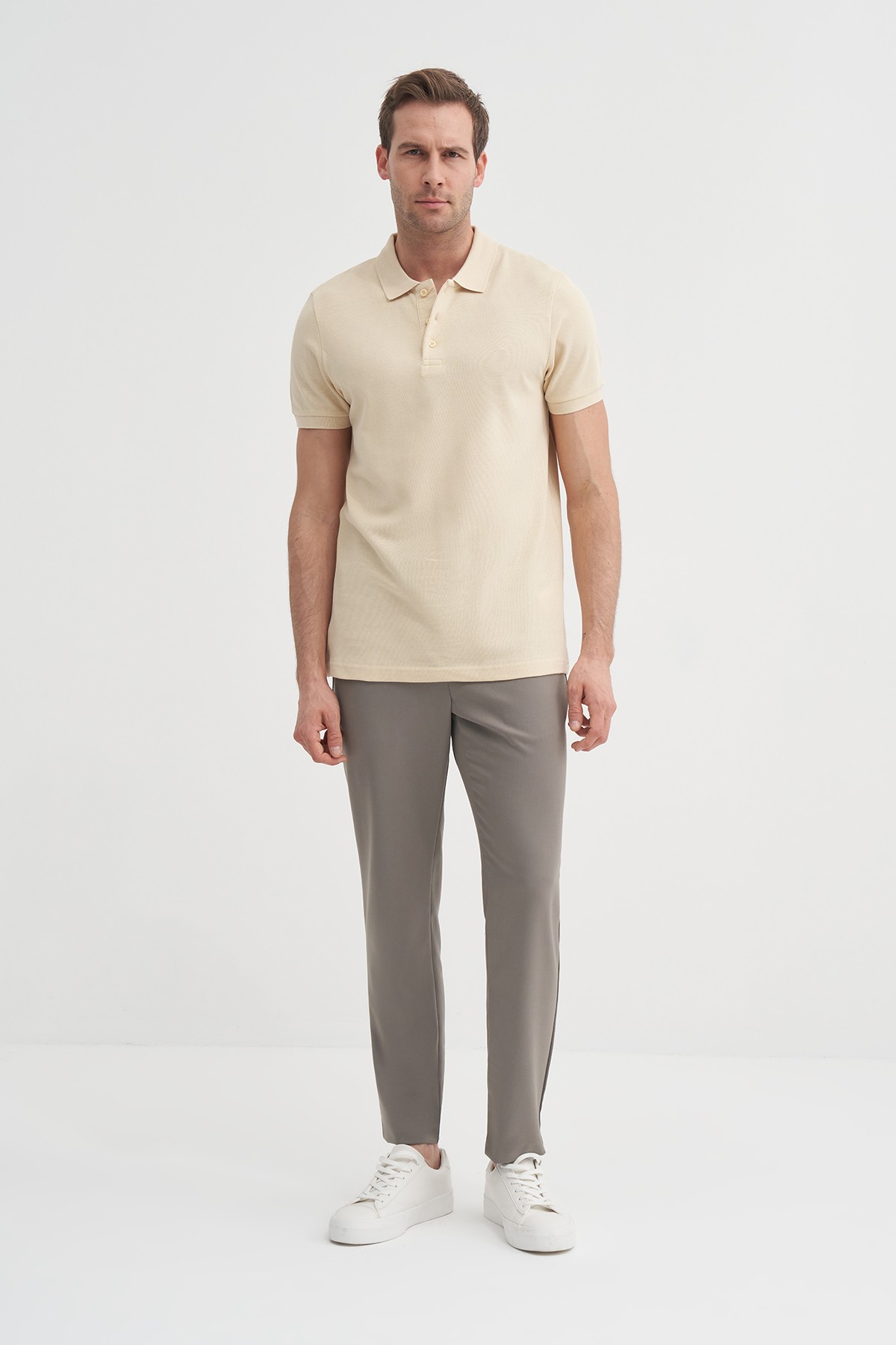 CAZ 4613 POLO PİKE T-SHIRT - BEJ